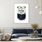 Prada Soup by Mercedes Lopez Charro on GIANT ART - gold watercolor warhol
