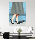 Here Comes The Queen by Alexander Grahovsky on GIANT ART - grey men and women