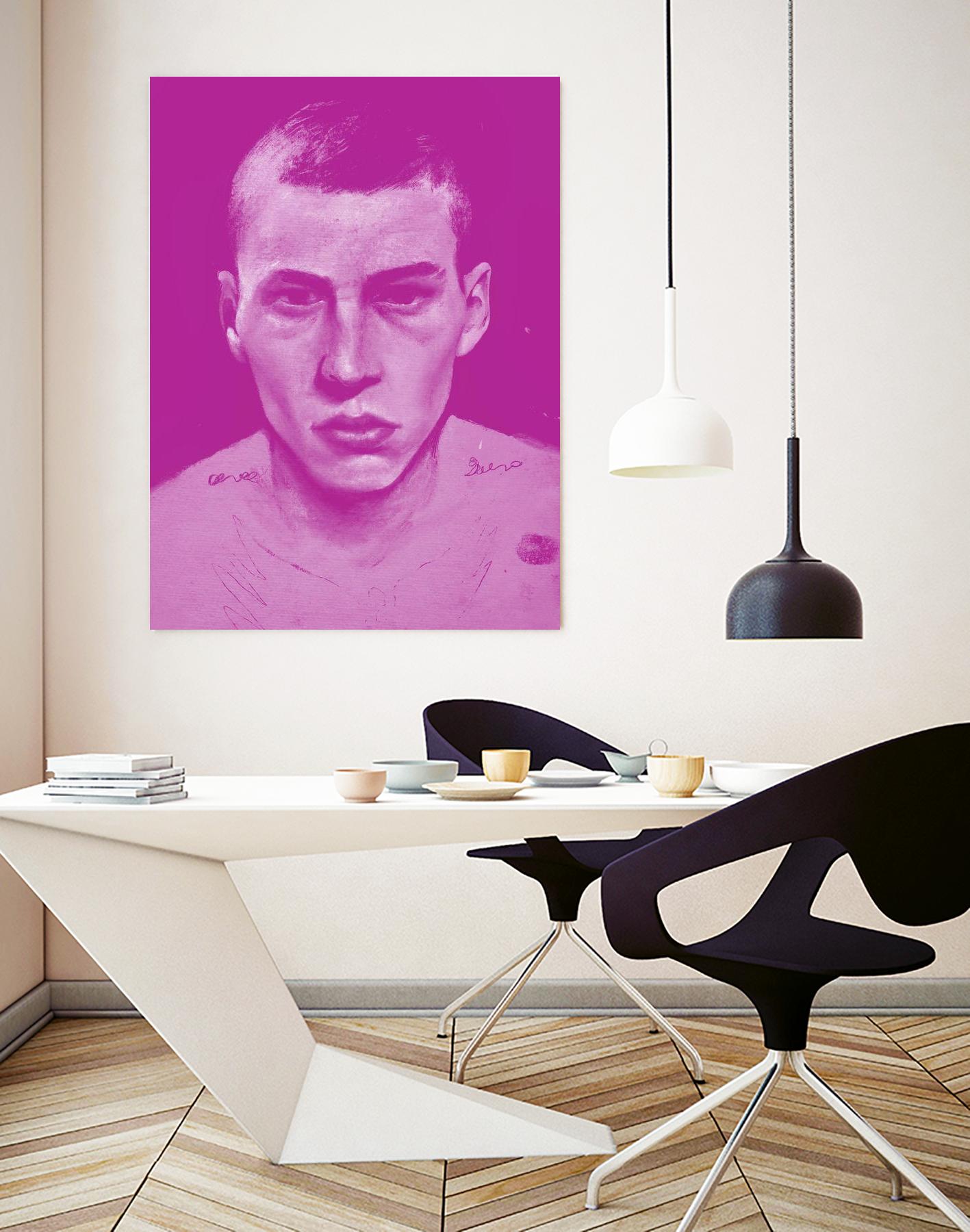 Cherry Scent by Arassay Hilario on GIANT ART - pink digital person