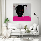 Watermelon Seed  by Arassay Hilario on GIANT ART - pink digital fuchsia