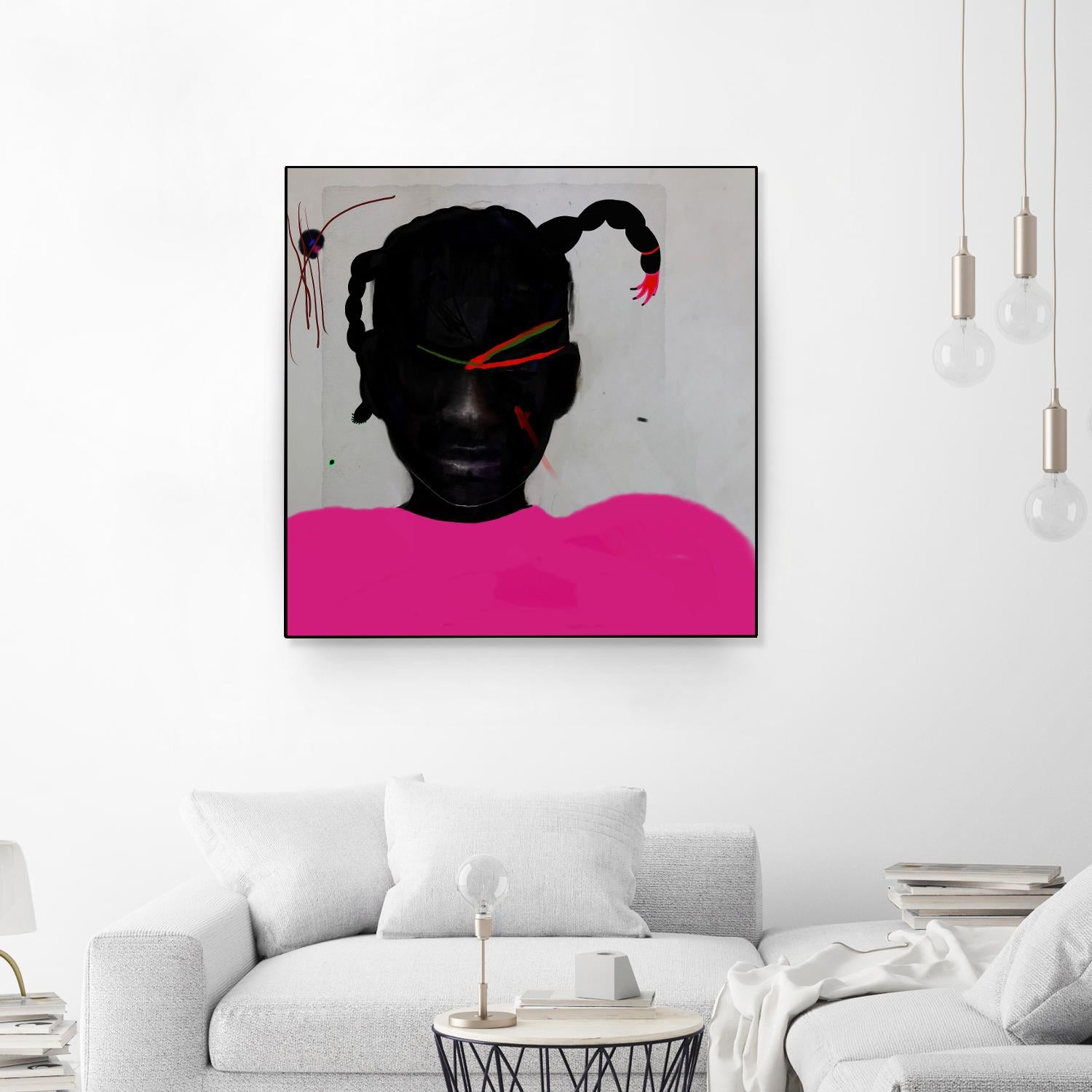 Watermelon Seed  by Arassay Hilario on GIANT ART - pink digital fuchsia