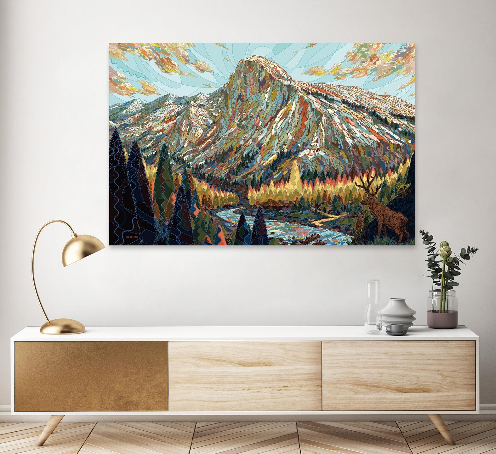 Technicolor by HR-FM on GIANT ART - black contemporary