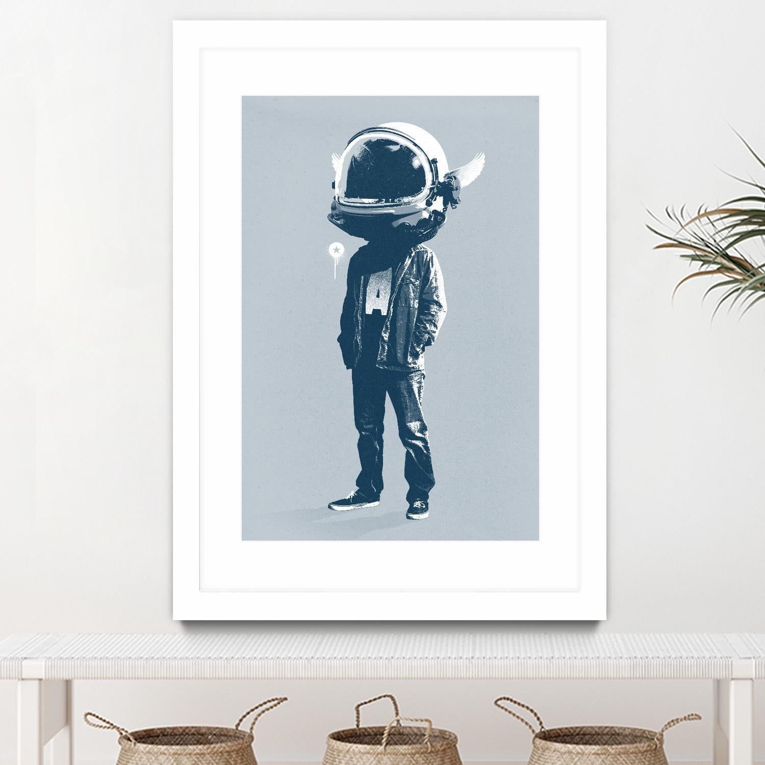 Casual Fridays by Hidden Moves on GIANT ART - blue contemporary