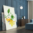 In the Garden Galaxy I by Jenny Iiz Rome on GIANT ART - beige botanical leaves