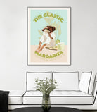 The Classic Margarita  by Jenny Liz  Rome on GIANT ART - mint figurative  cocktail 