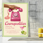 Cosmopolitan by Jenny Liz Rome on GIANT ART - pink typography drink 