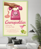 Cosmopolitan by Jenny Liz Rome on GIANT ART - pink typography drink 