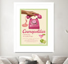 Cosmopolitan by Jenny Liz Rome on GIANT ART - pink typography drink 