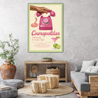 Cosmopolitan by Jenny Liz Rome on GIANT ART - pink typography drink 