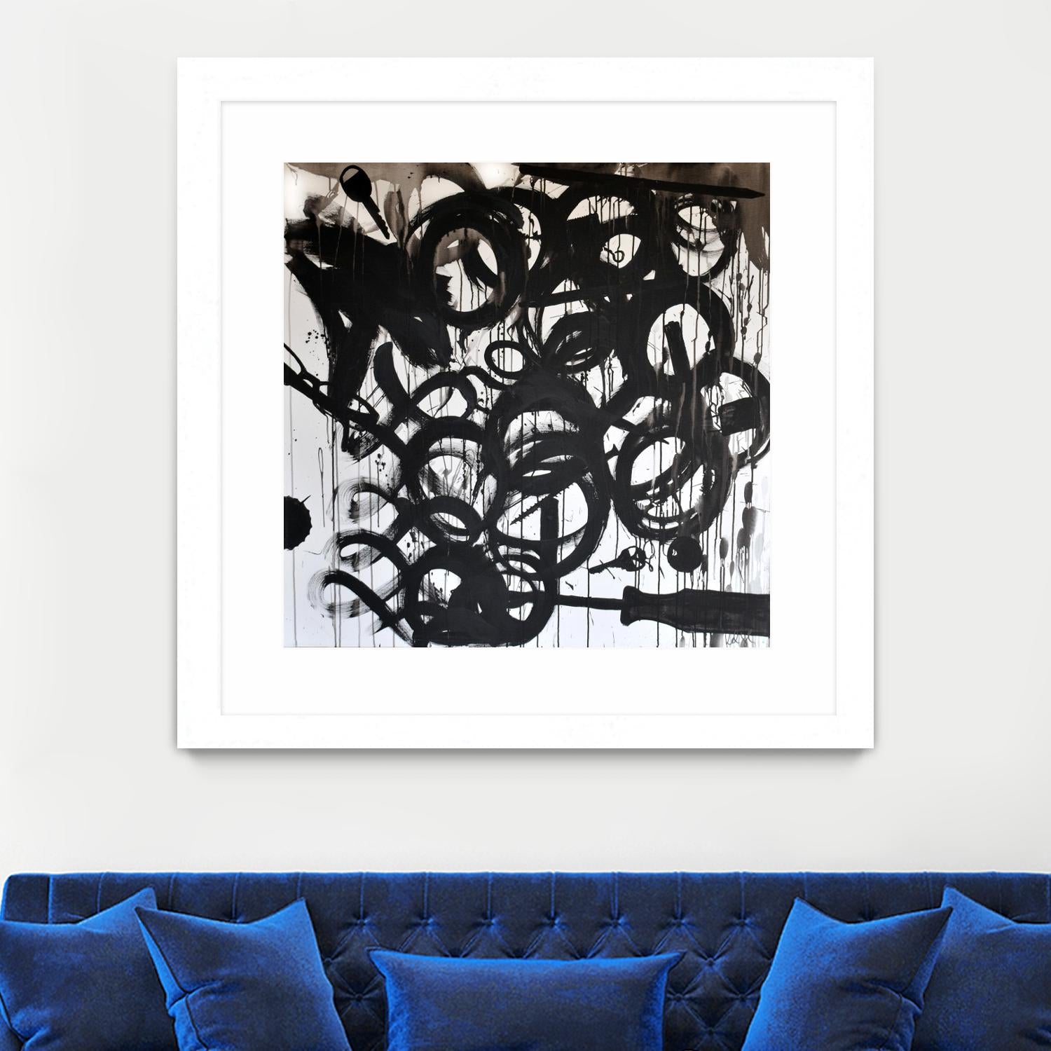 Junk Drawer by KenT Youngstrom  on GIANT ART - black and white  abstract