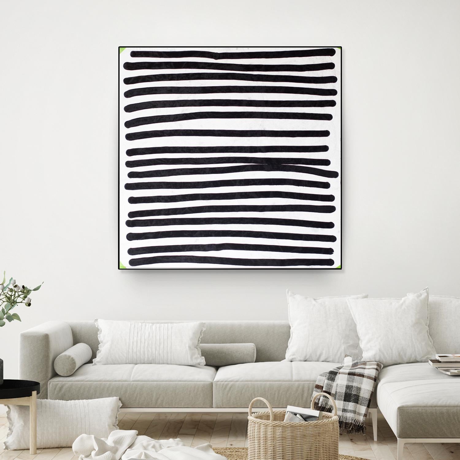 Pattern 3 of 16 by Kent Youngstrom on GIANT ART - black and white  linear
