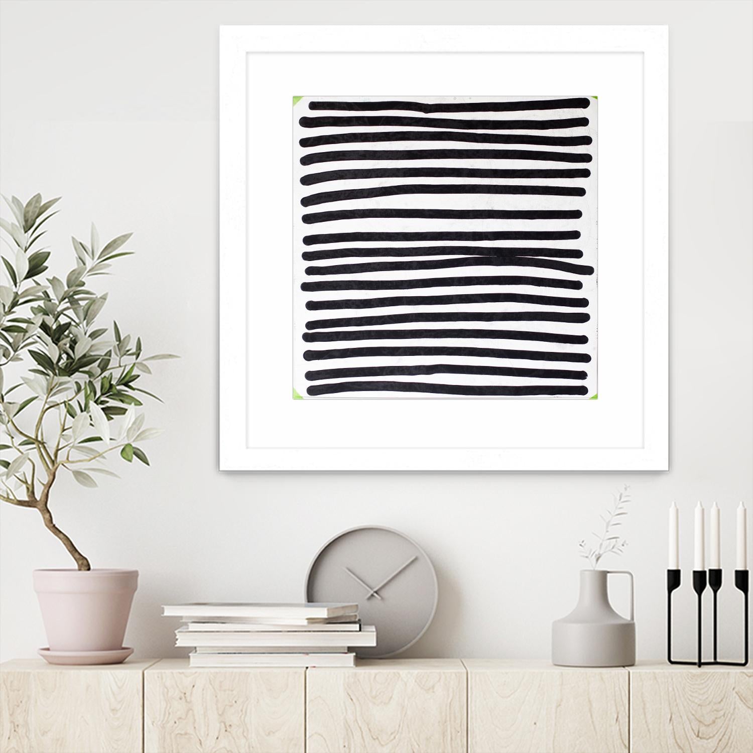 Pattern 3 of 16 by Kent Youngstrom on GIANT ART - black and white  linear