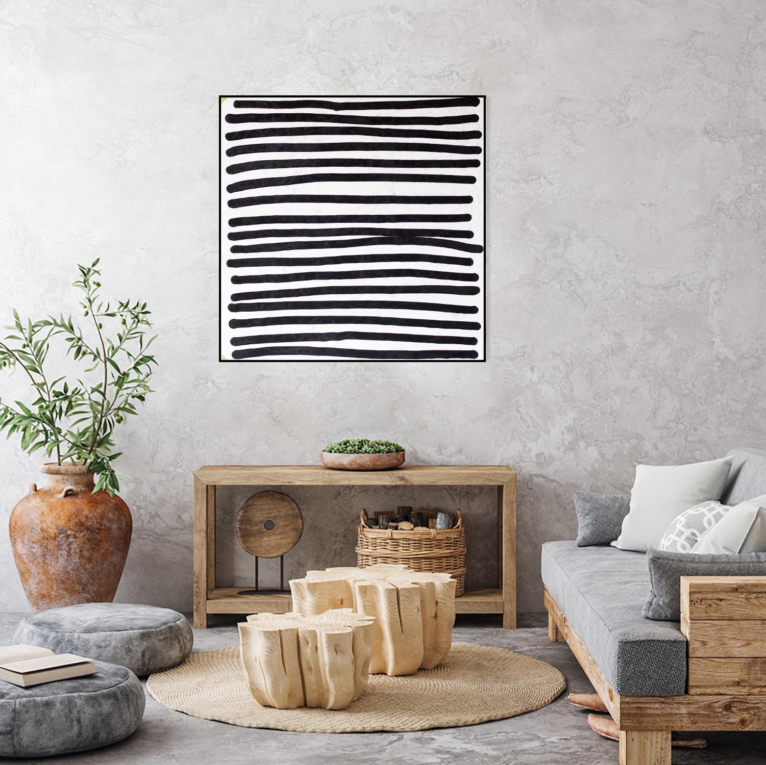 Pattern 3 of 16 by Kent Youngstrom on GIANT ART - black and white  linear