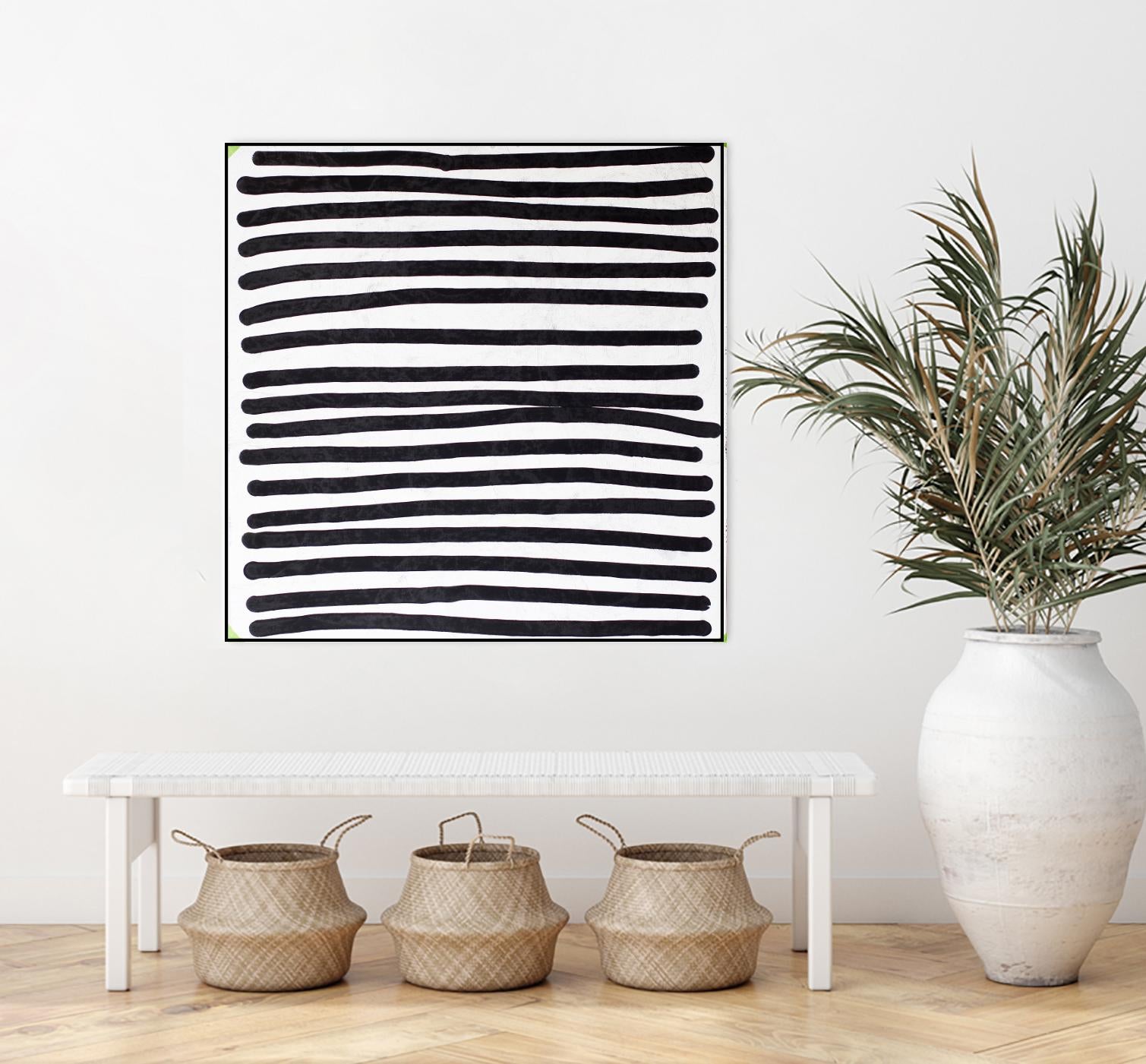 Pattern 3 of 16 by Kent Youngstrom on GIANT ART - black and white  linear