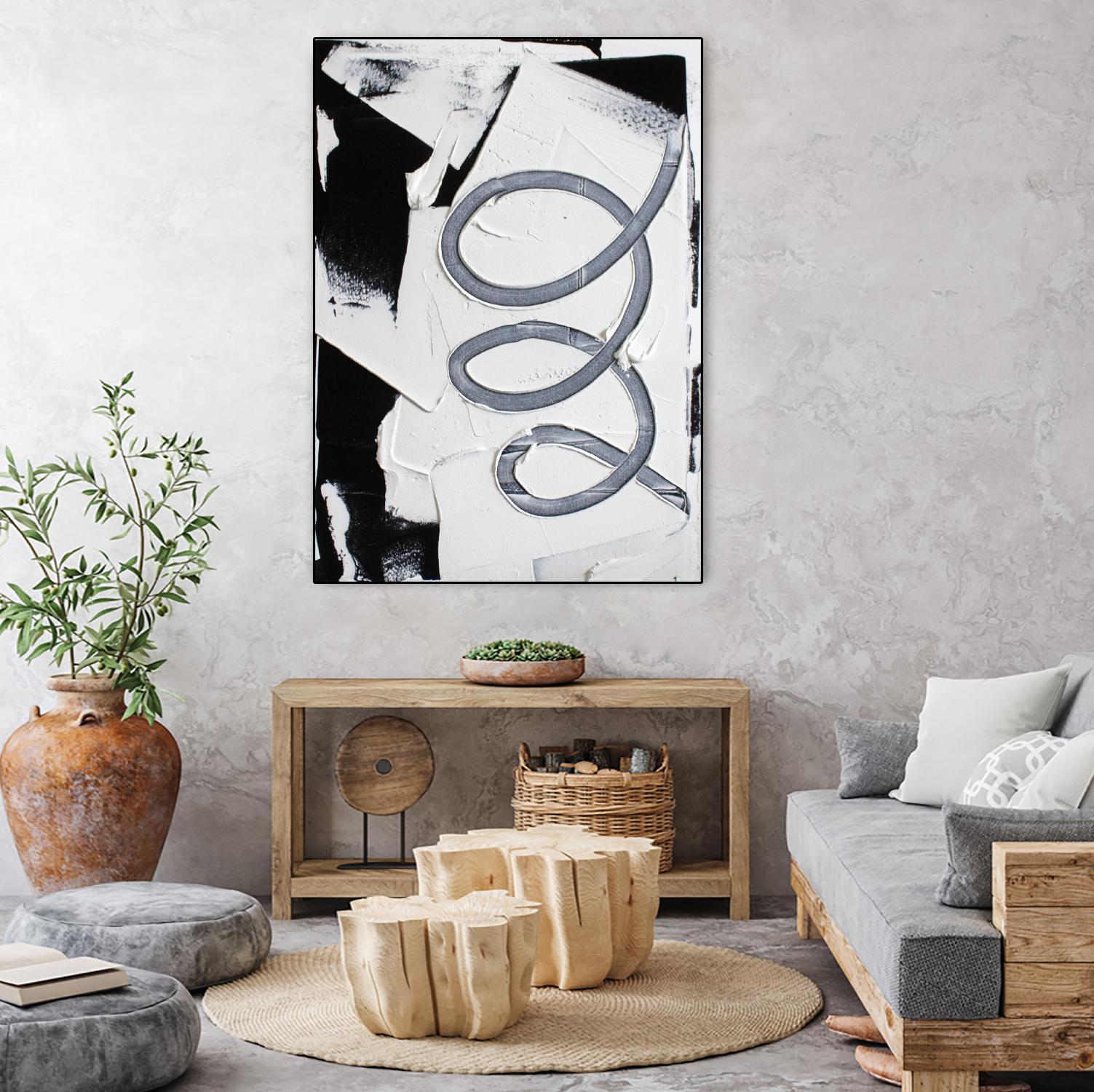 Swirl  by KenT Youngstrom  on GIANT ART - black and white  abstract