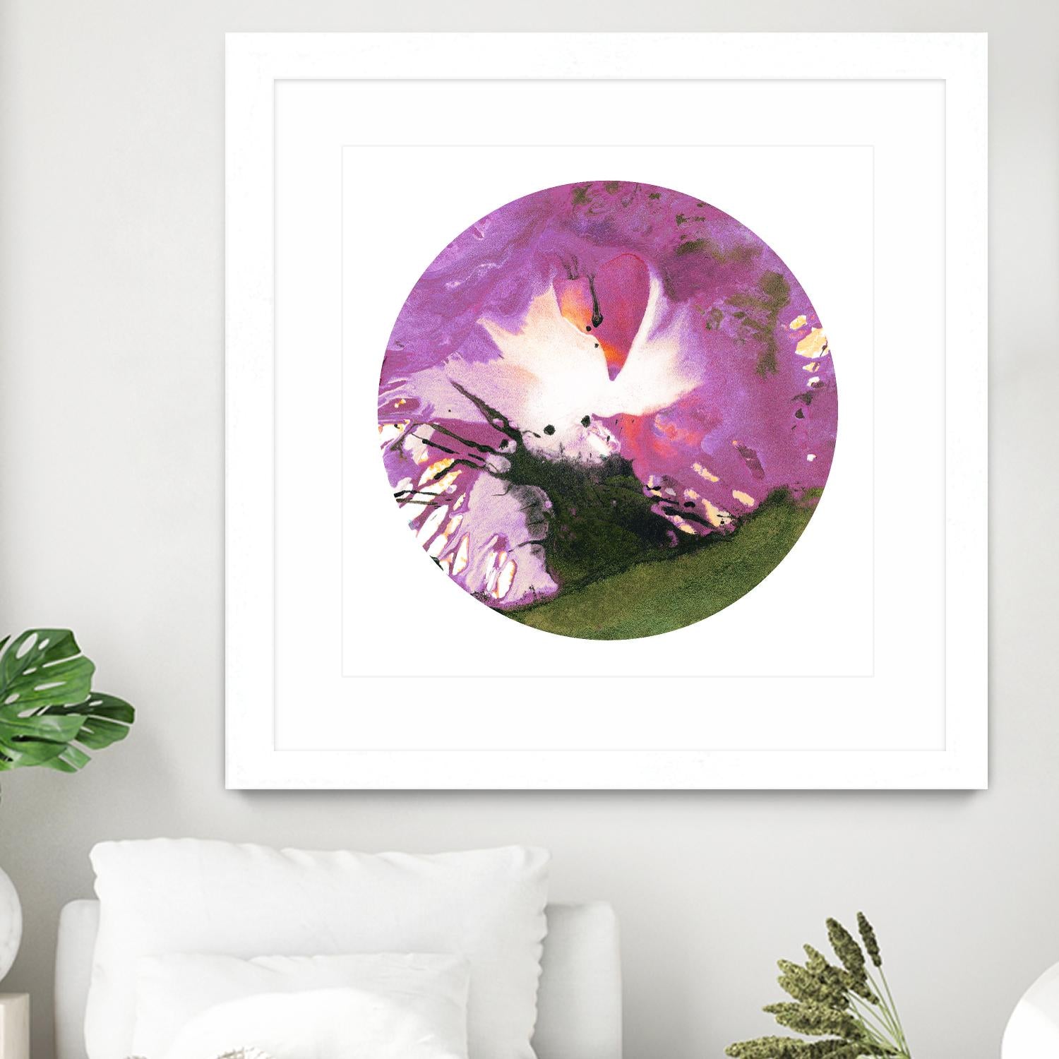Spin Art 23 by Kyle Goderwis on GIANT ART - green abstract
