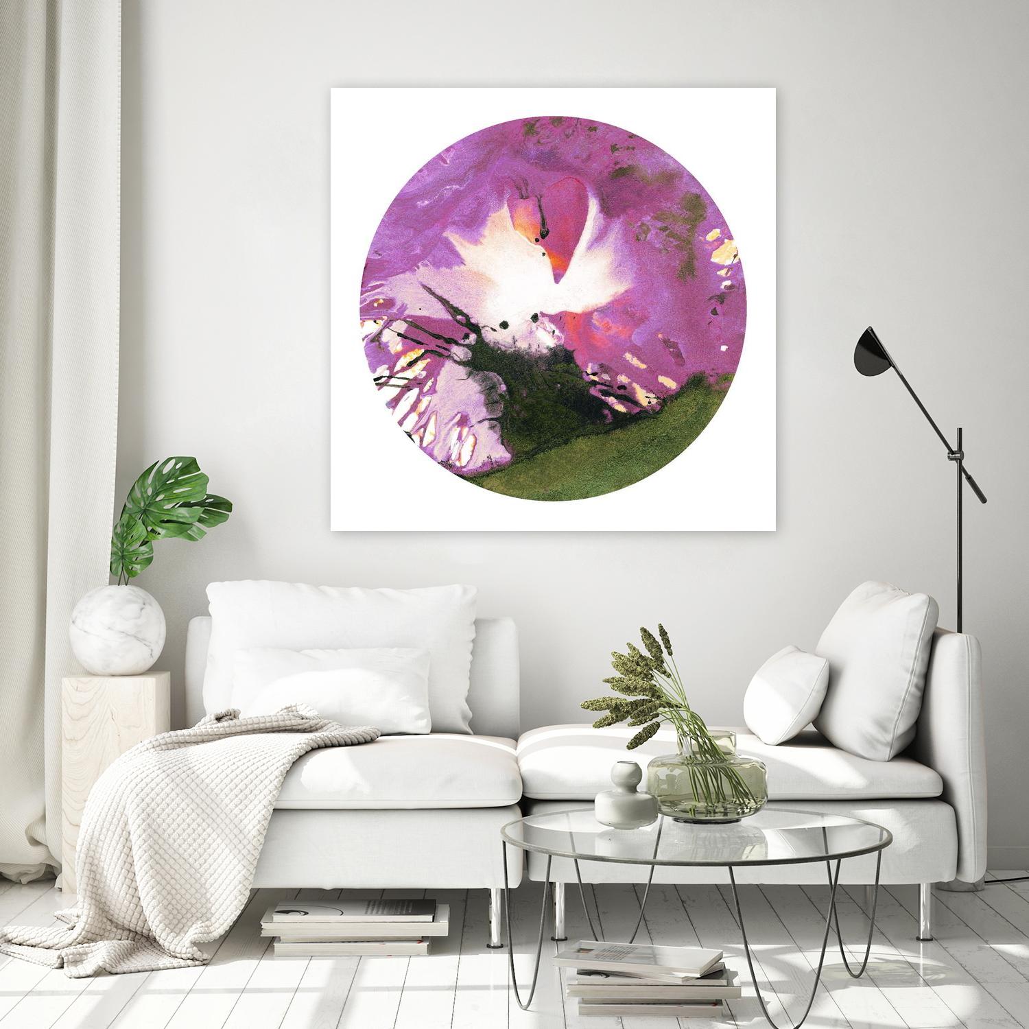 Spin Art 23 by Kyle Goderwis on GIANT ART - green abstract
