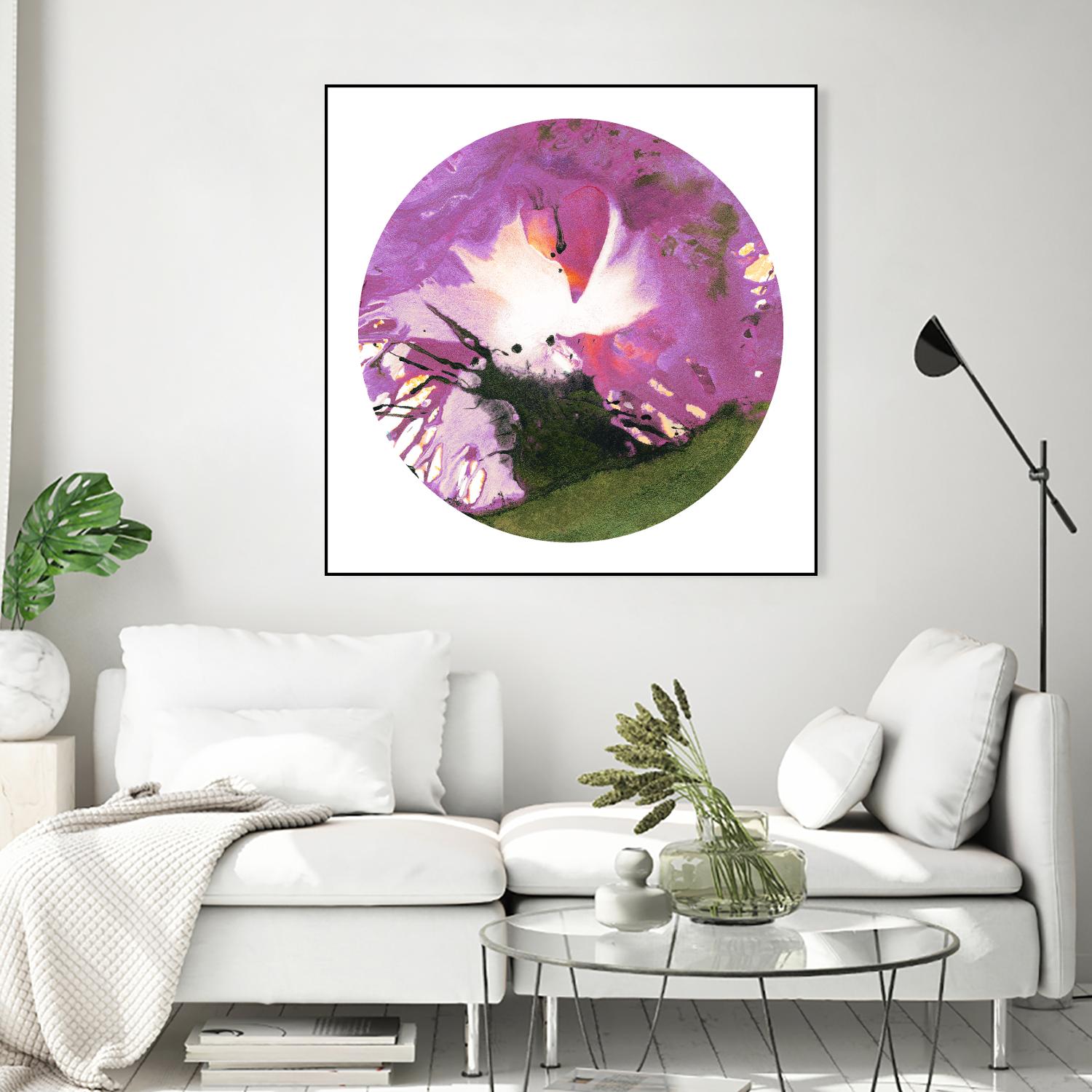 Spin Art 23 by Kyle Goderwis on GIANT ART - green abstract