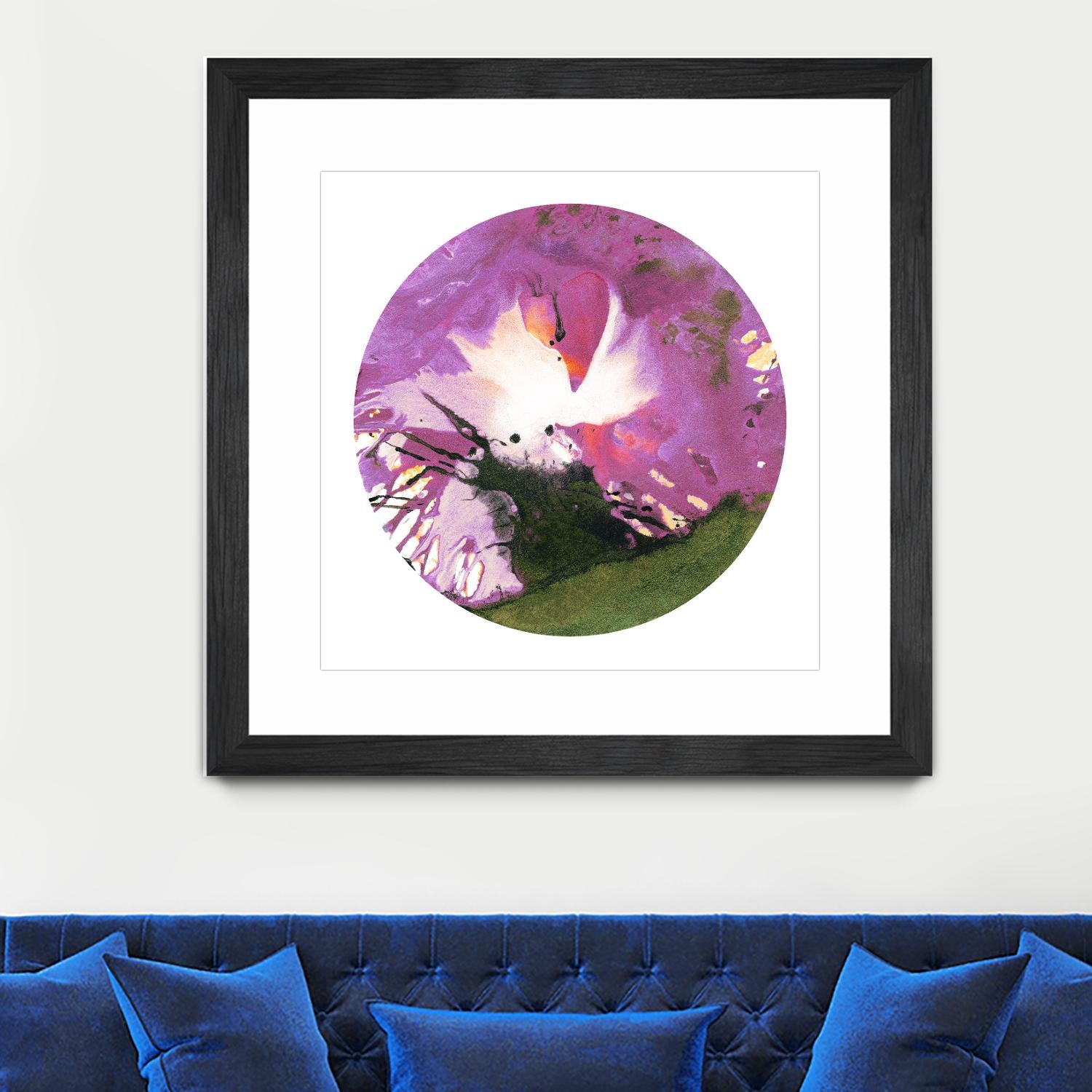 Spin Art 23 by Kyle Goderwis on GIANT ART - green abstract