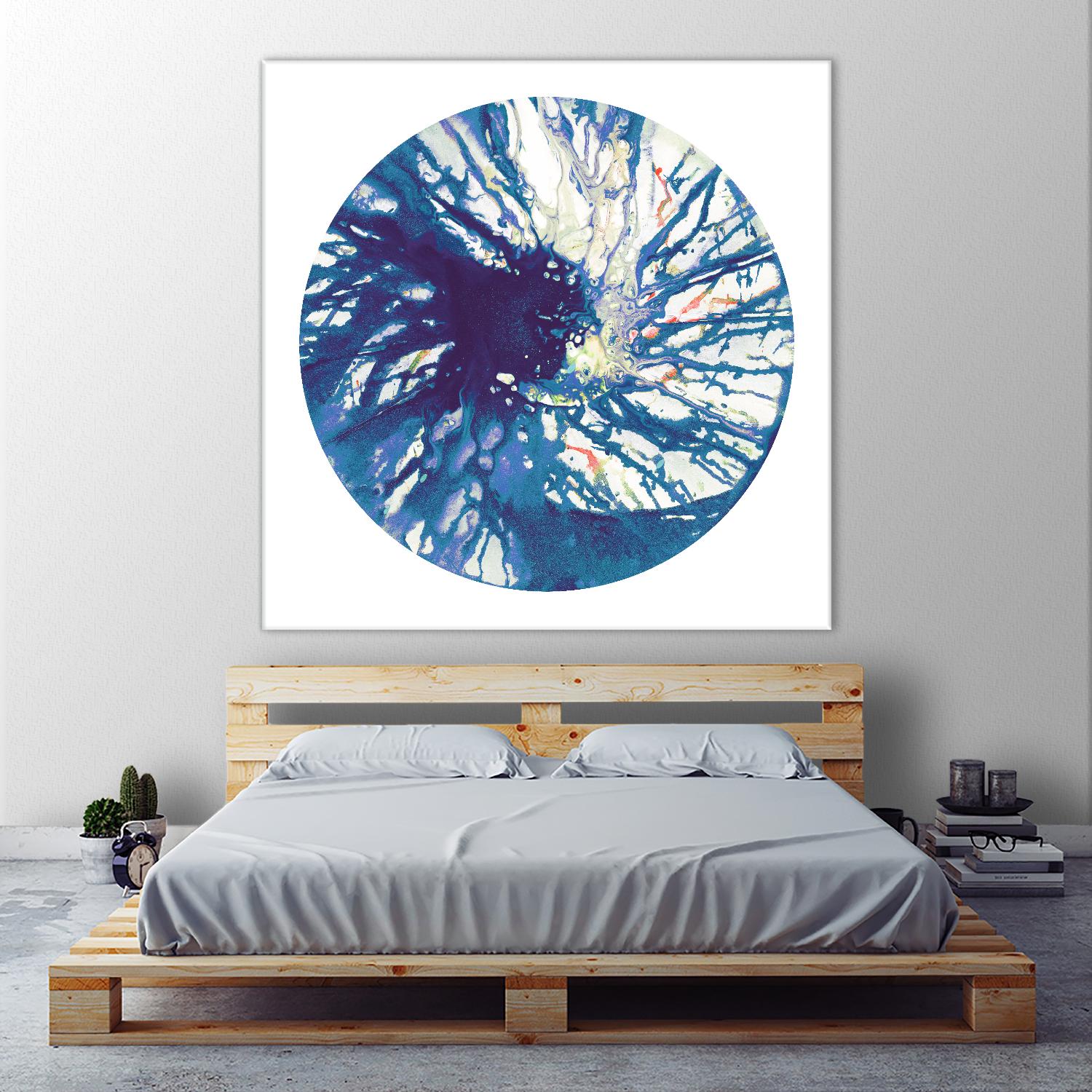 Spin Art 24 by Kyle Goderwis on GIANT ART - pink abstract