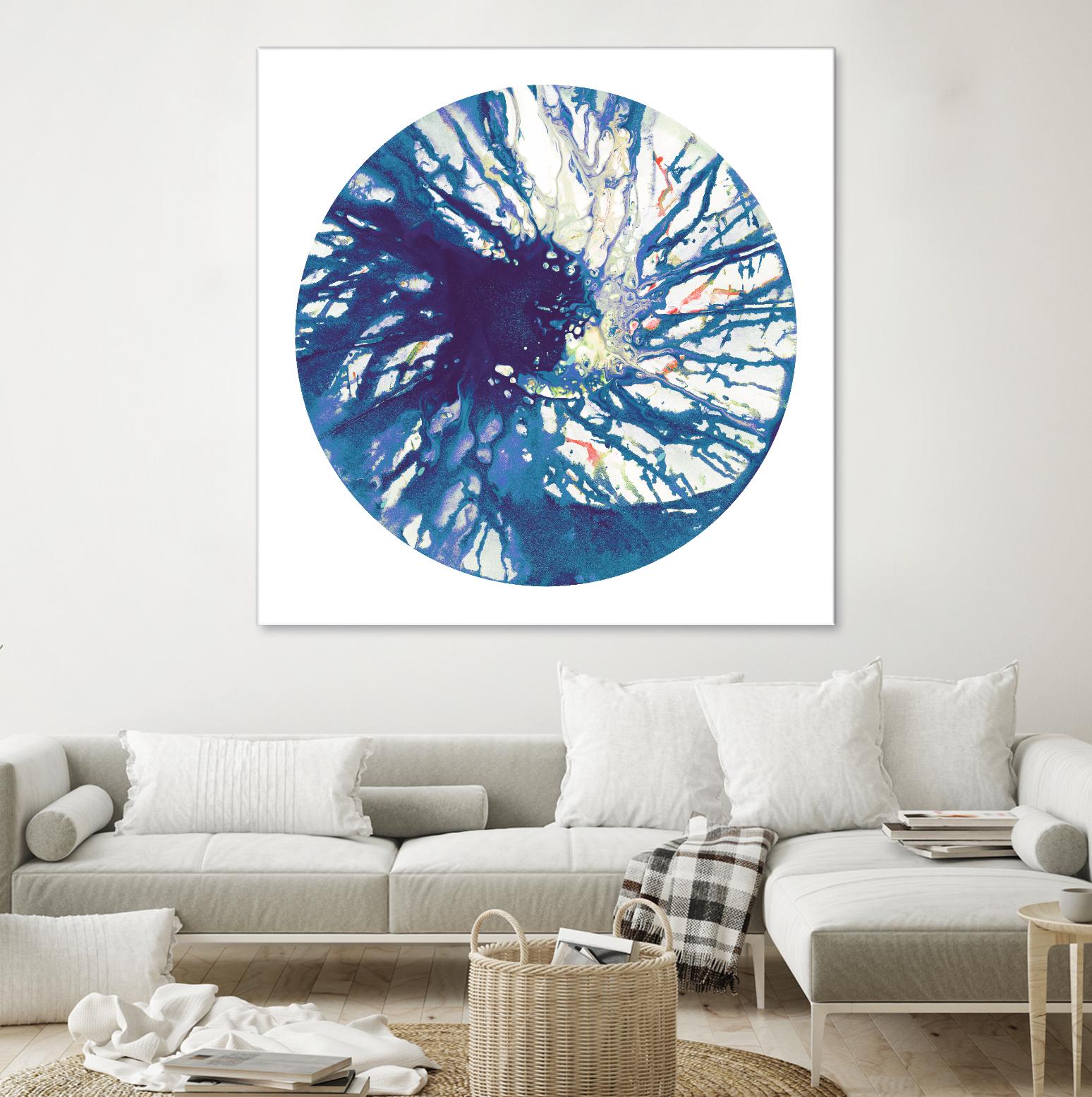 Spin Art 24 by Kyle Goderwis on GIANT ART - pink abstract
