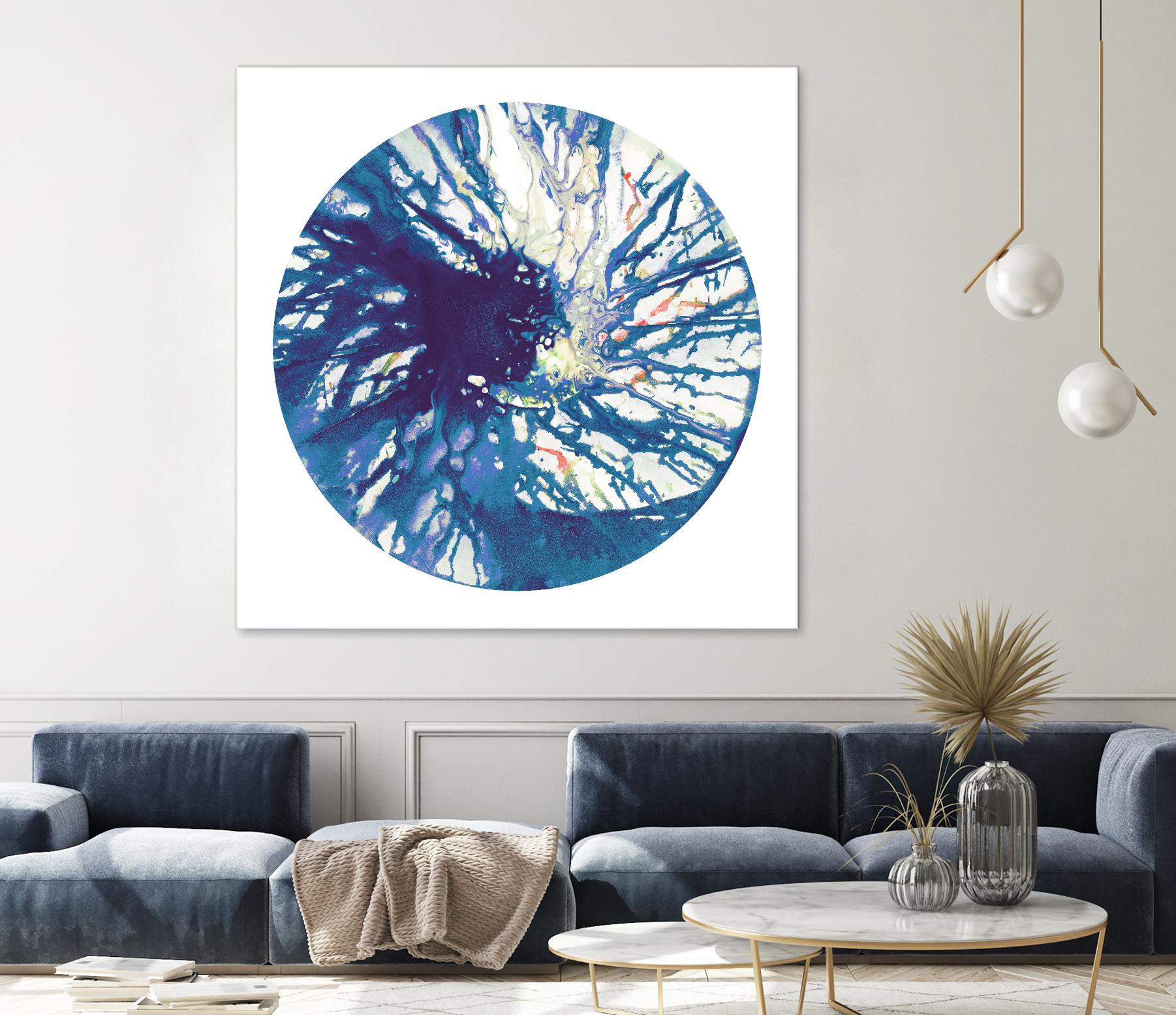 Spin Art 24 by Kyle Goderwis on GIANT ART - pink abstract