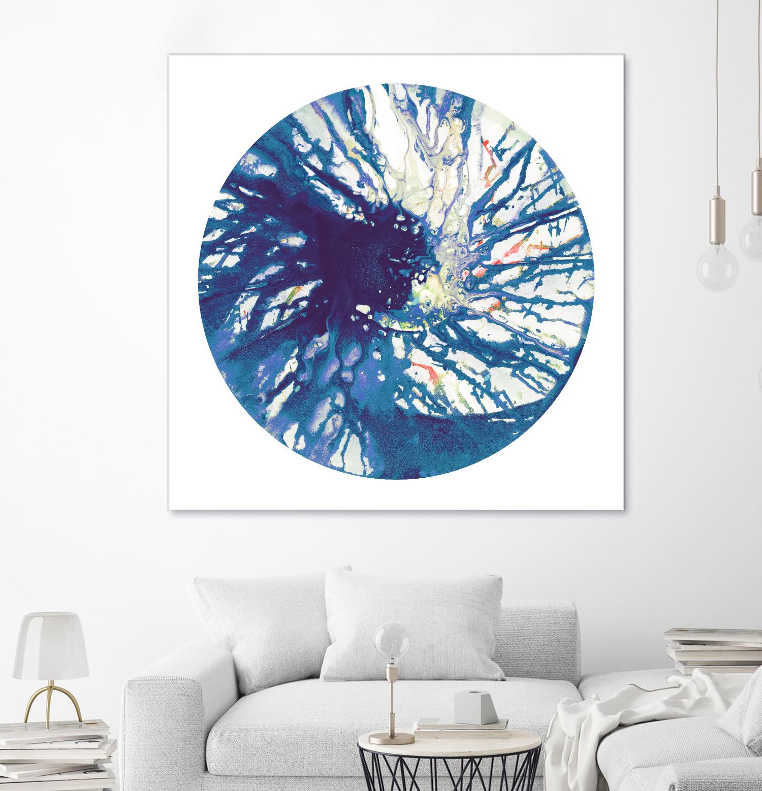 Spin Art 24 by Kyle Goderwis on GIANT ART - pink abstract