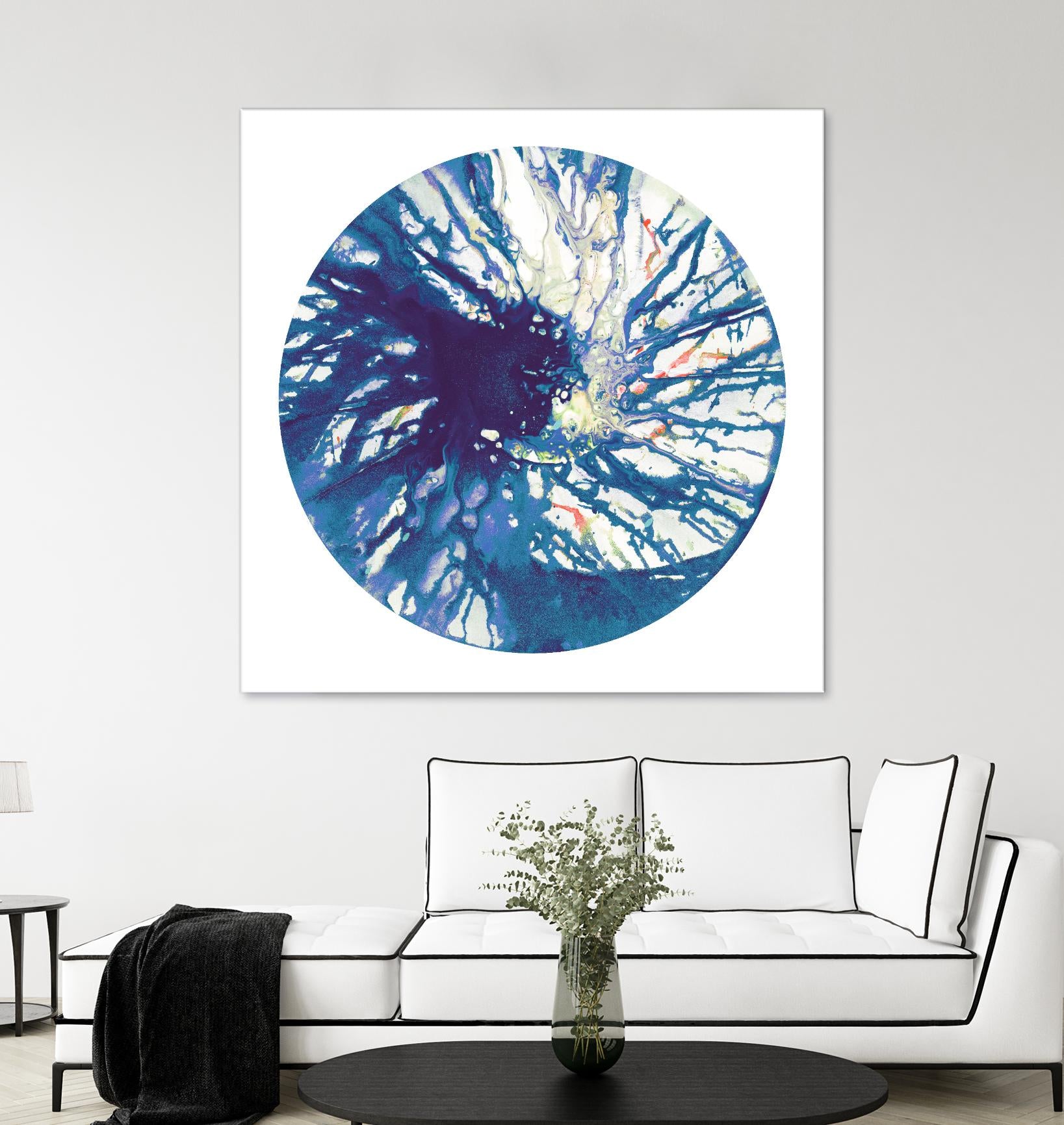 Spin Art 24 by Kyle Goderwis on GIANT ART - pink abstract