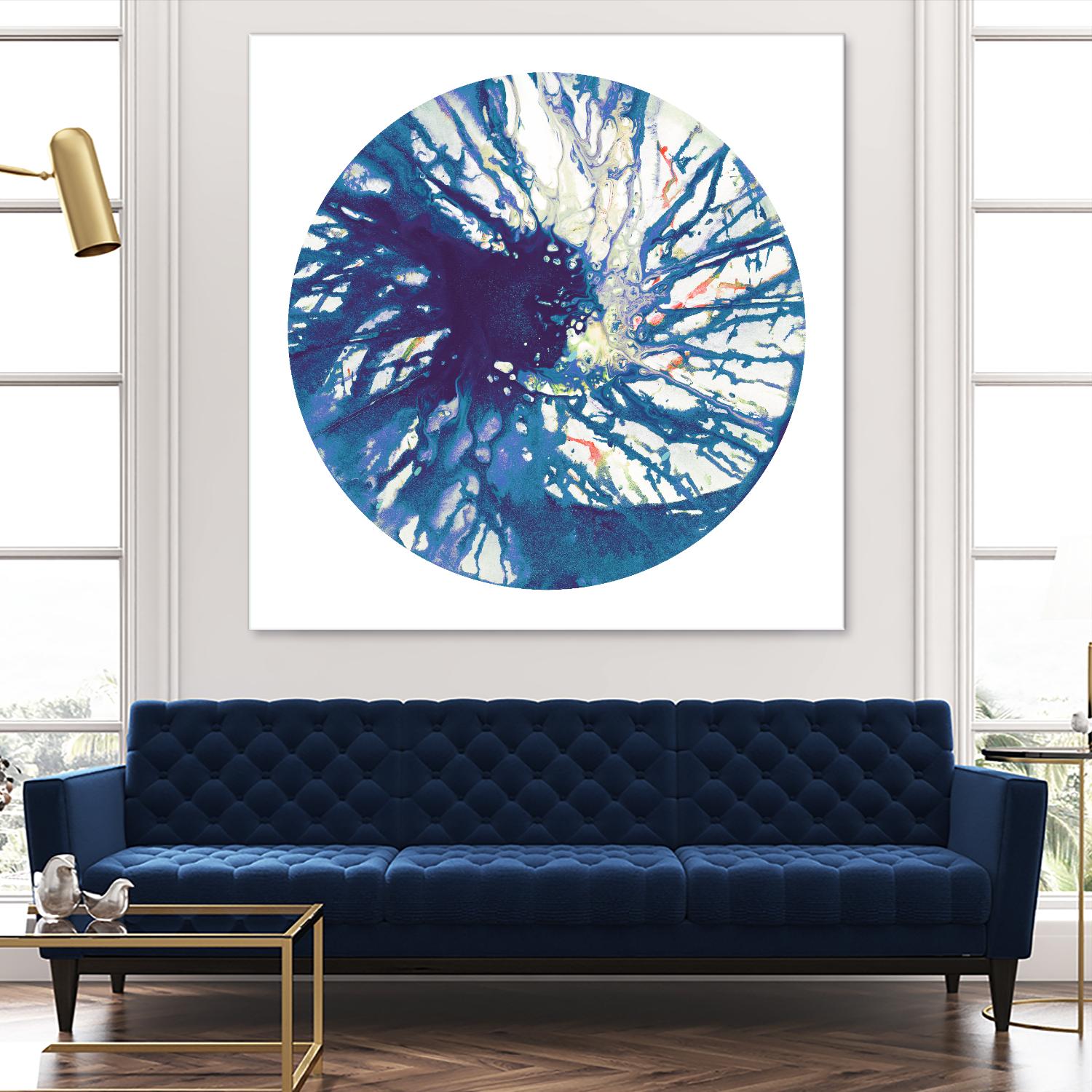 Spin Art 24 by Kyle Goderwis on GIANT ART - pink abstract