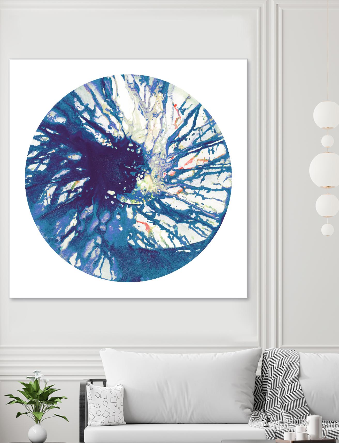 Spin Art 24 by Kyle Goderwis on GIANT ART - pink abstract