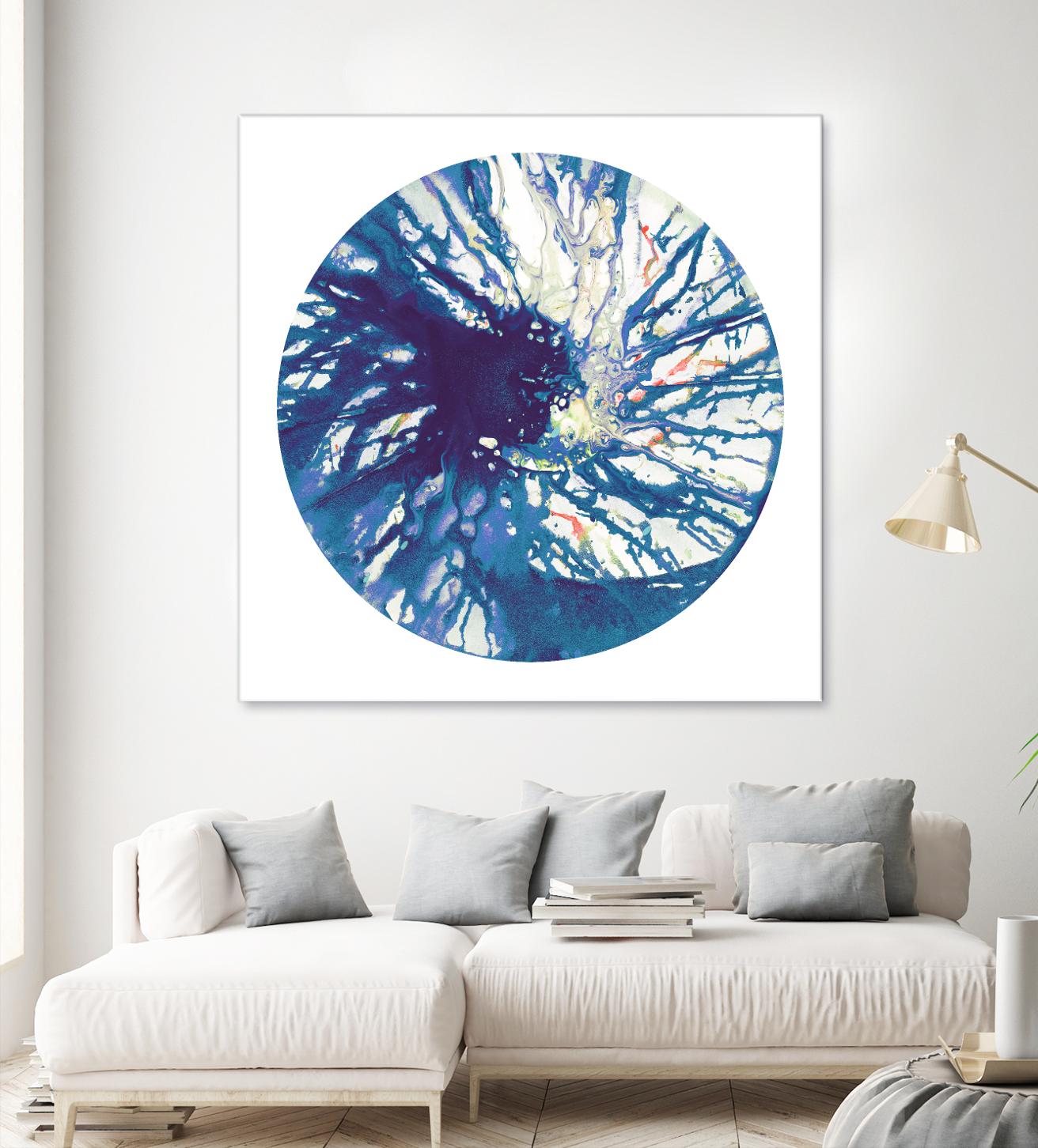 Spin Art 24 by Kyle Goderwis on GIANT ART - pink abstract