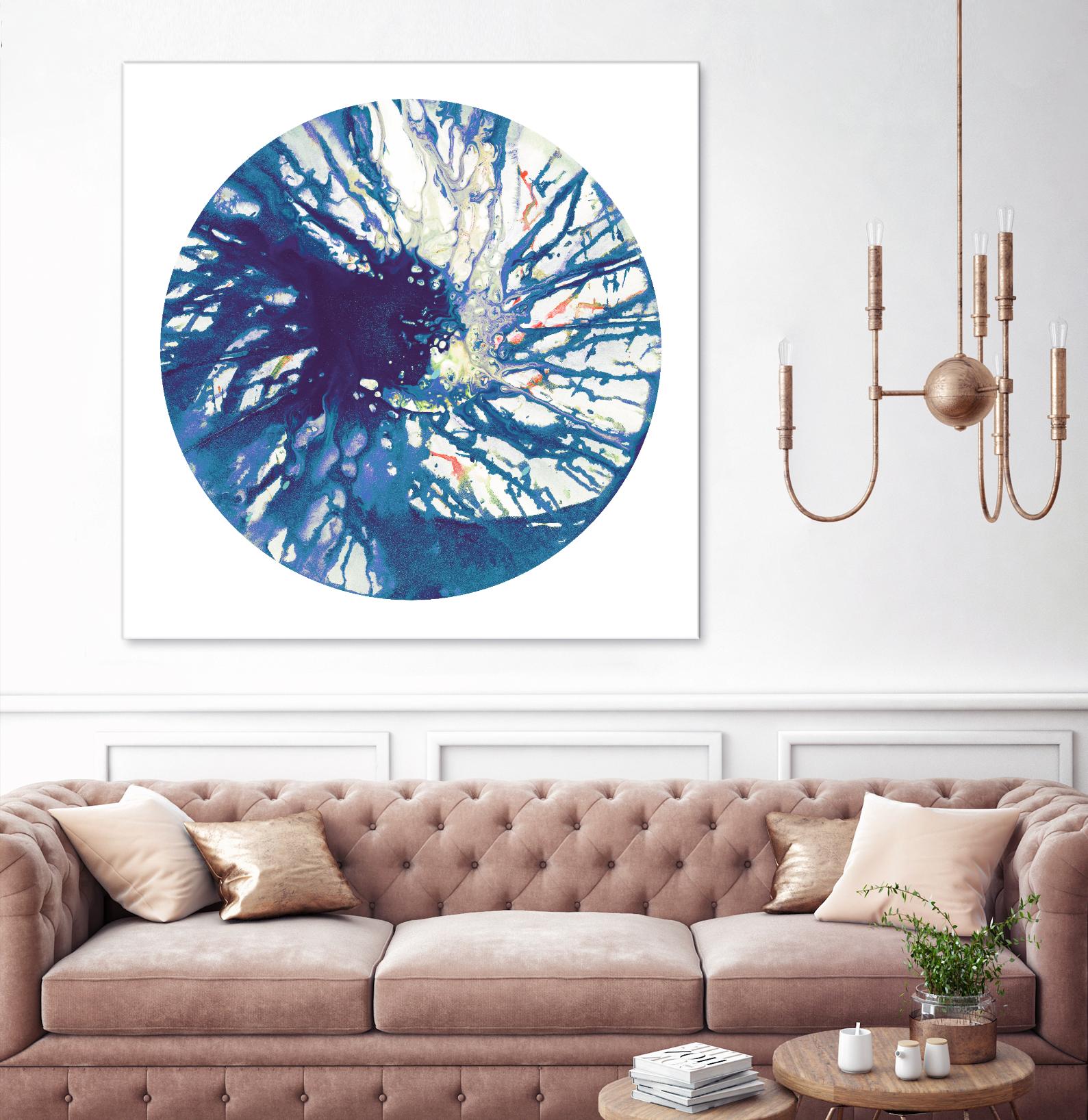 Spin Art 24 by Kyle Goderwis on GIANT ART - pink abstract