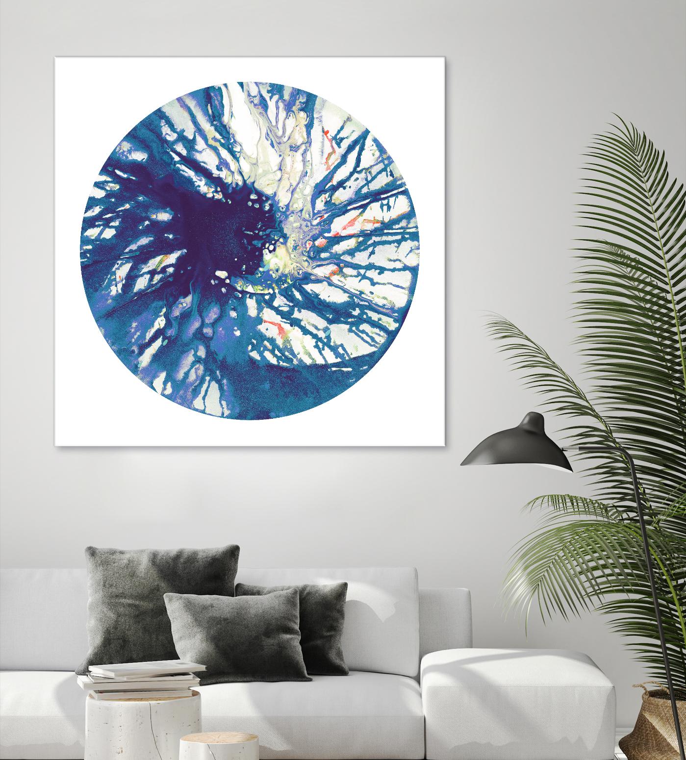 Spin Art 24 by Kyle Goderwis on GIANT ART - pink abstract