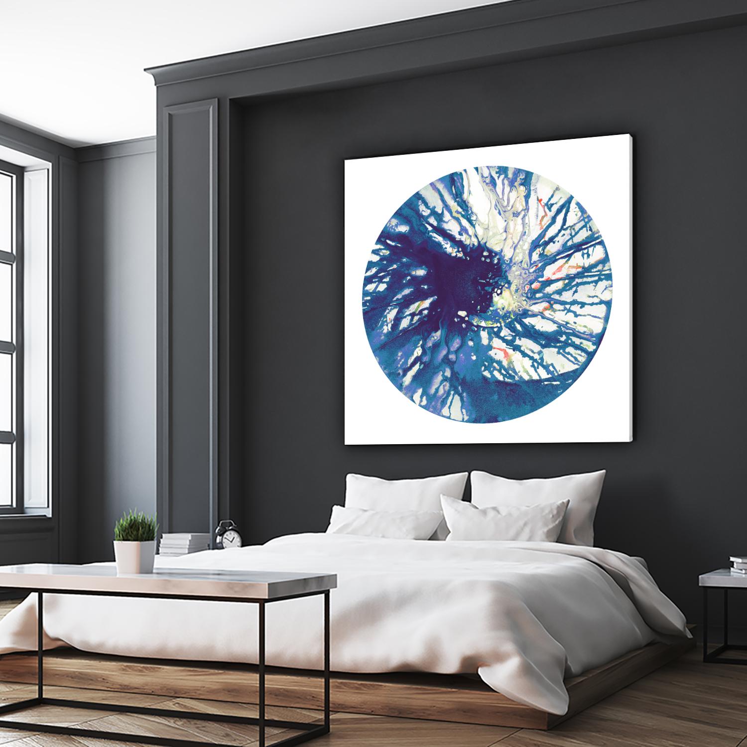 Spin Art 24 by Kyle Goderwis on GIANT ART - pink abstract