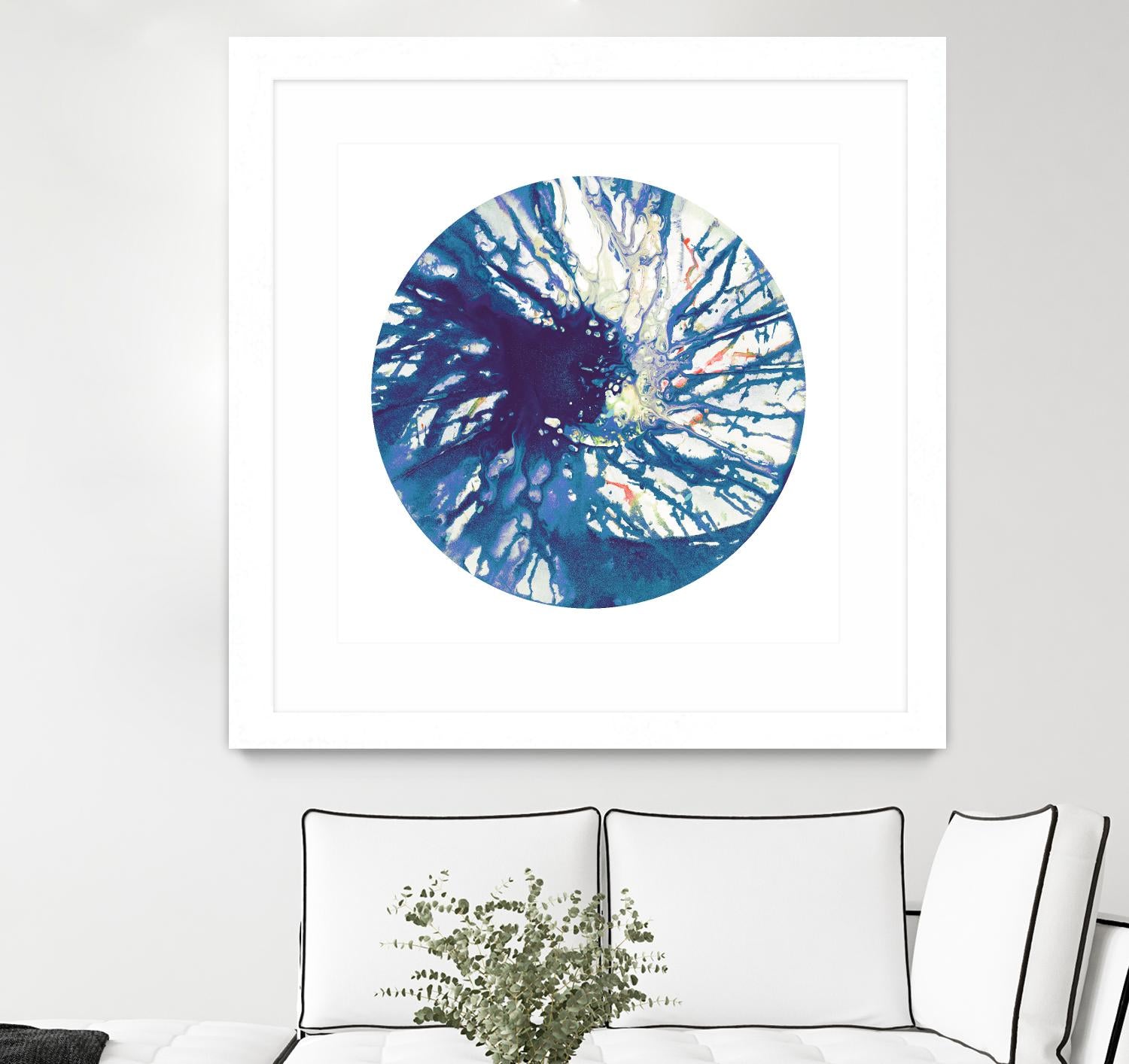 Spin Art 24 by Kyle Goderwis on GIANT ART - pink abstract