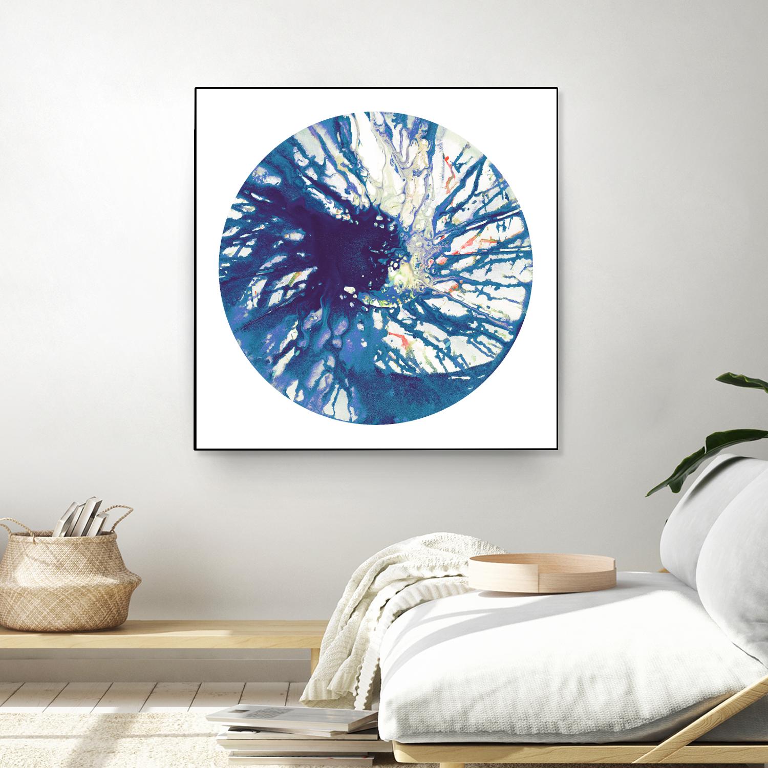 Spin Art 24 by Kyle Goderwis on GIANT ART - pink abstract