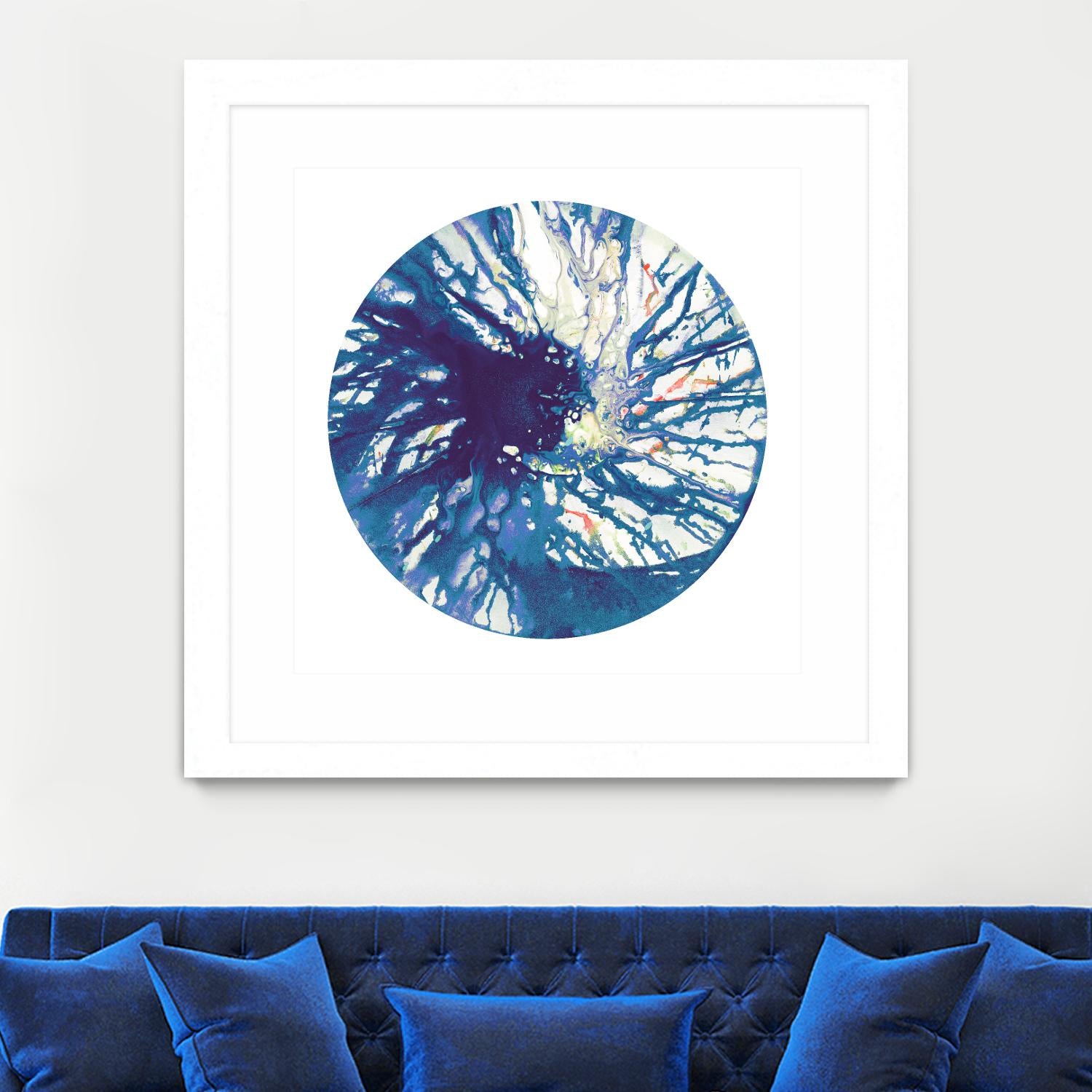Spin Art 24 by Kyle Goderwis on GIANT ART - pink abstract