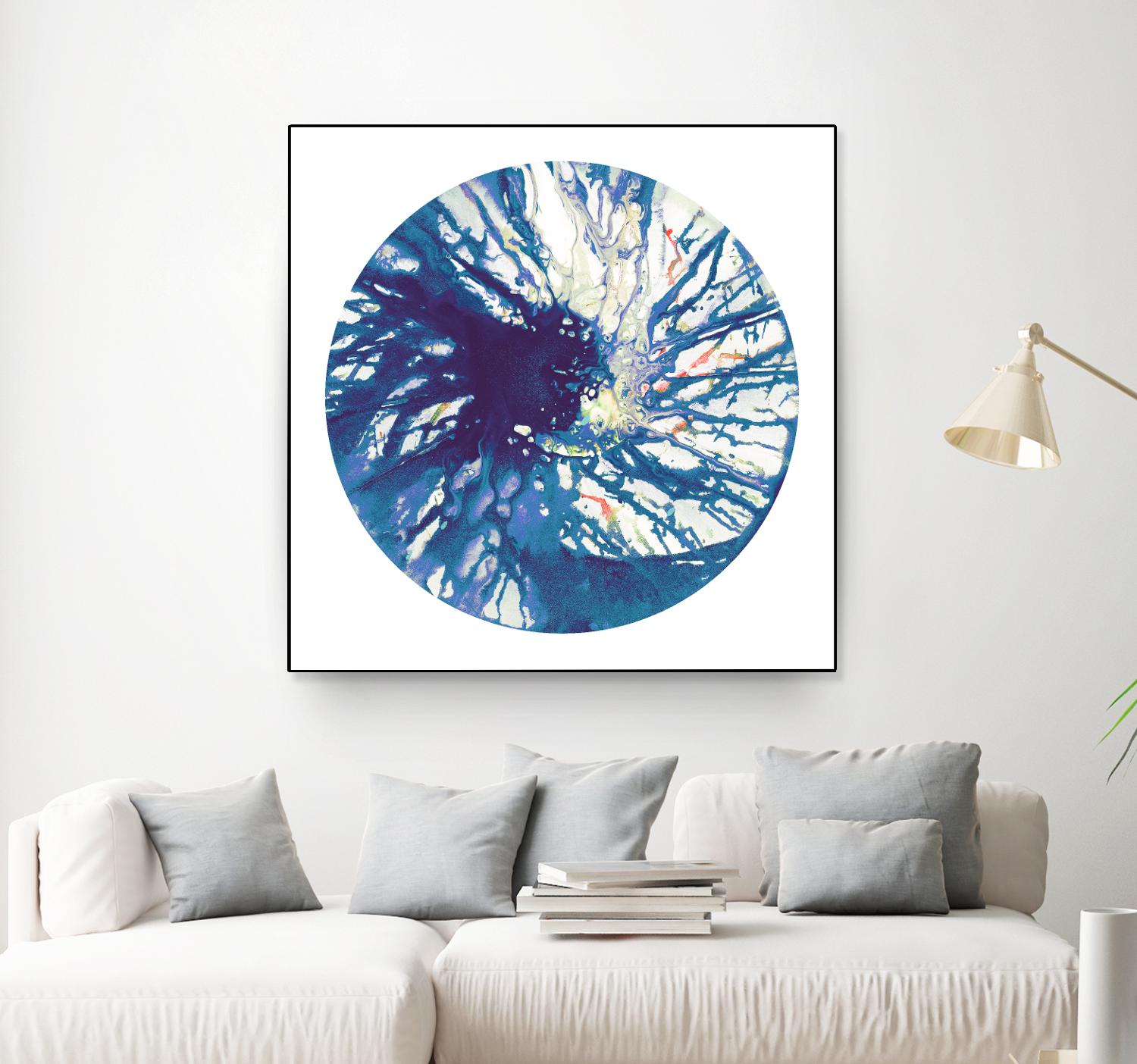 Spin Art 24 by Kyle Goderwis on GIANT ART - pink abstract