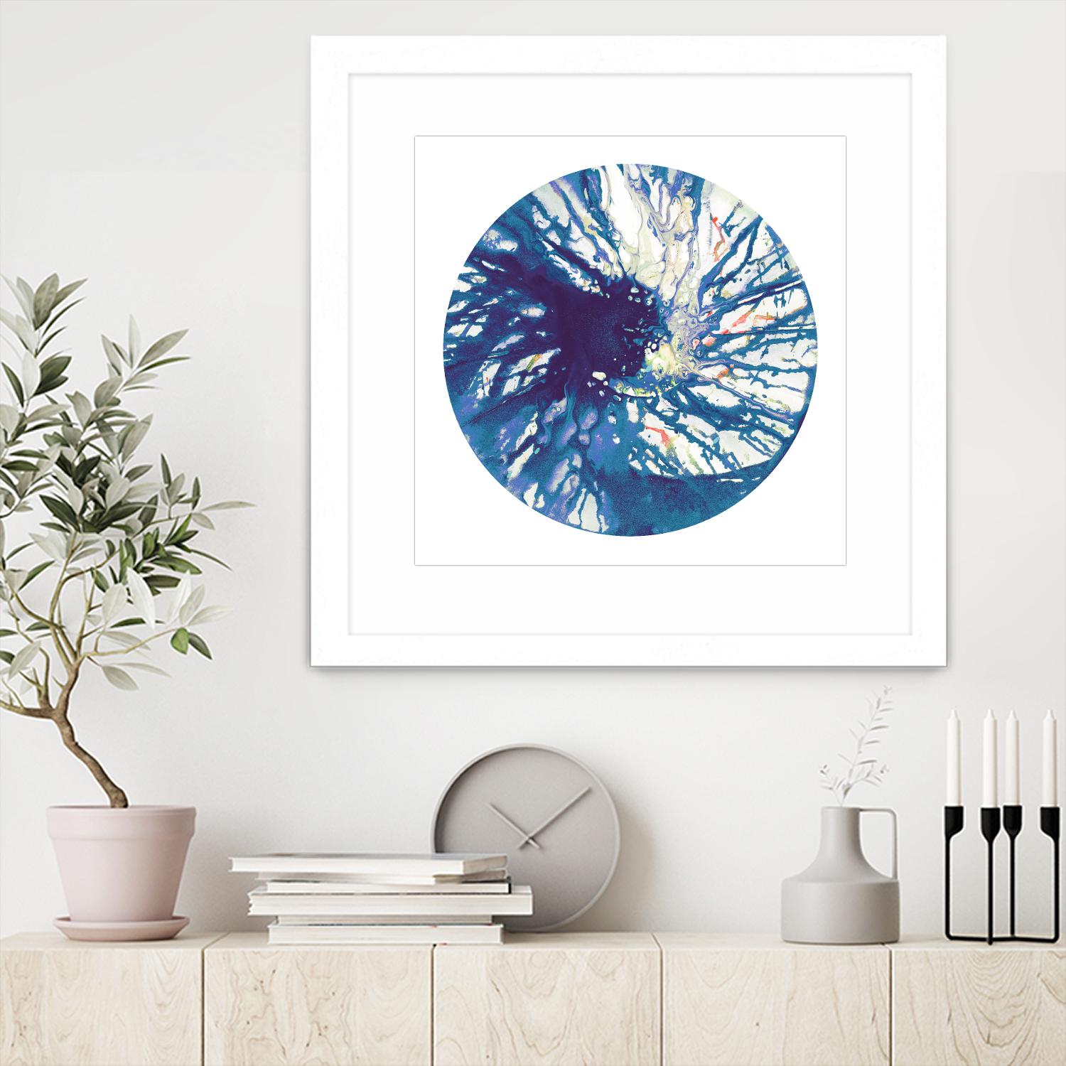 Spin Art 24 by Kyle Goderwis on GIANT ART - pink abstract