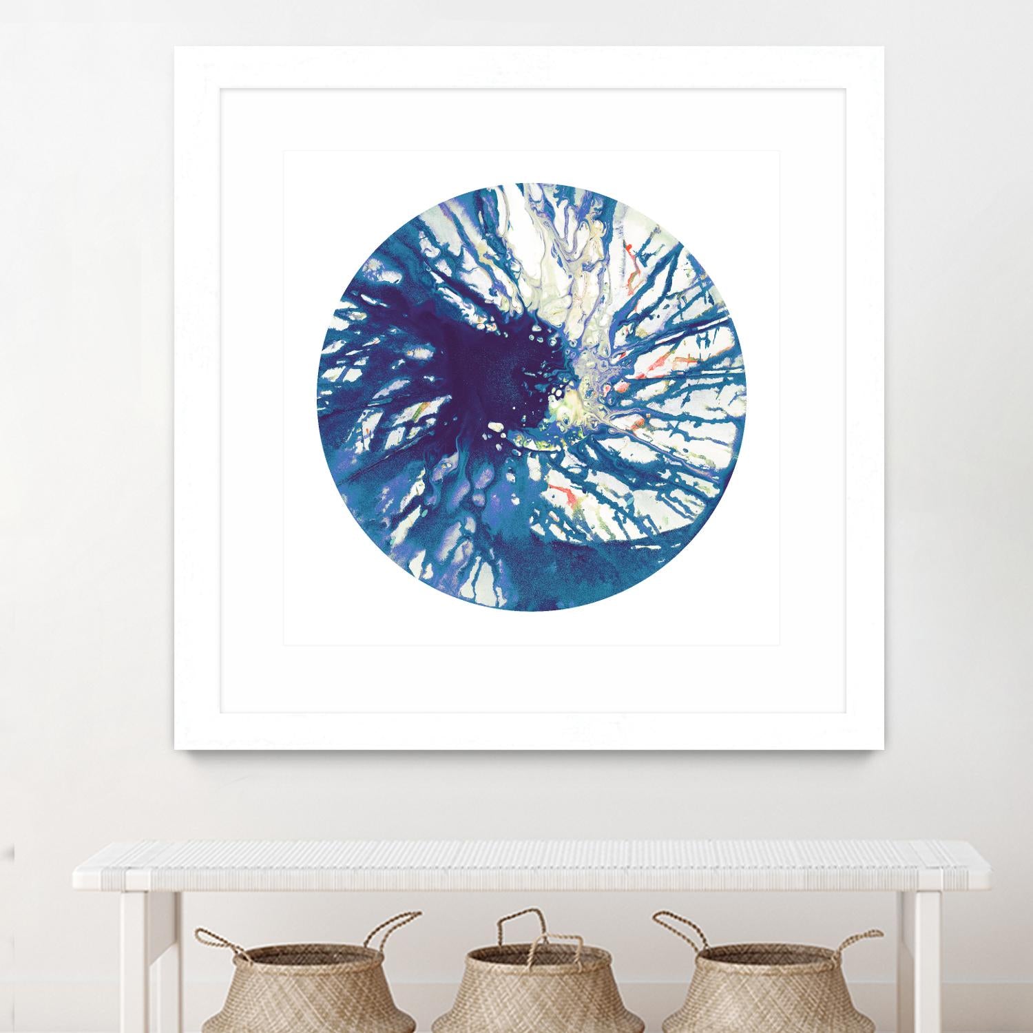 Spin Art 24 by Kyle Goderwis on GIANT ART - pink abstract