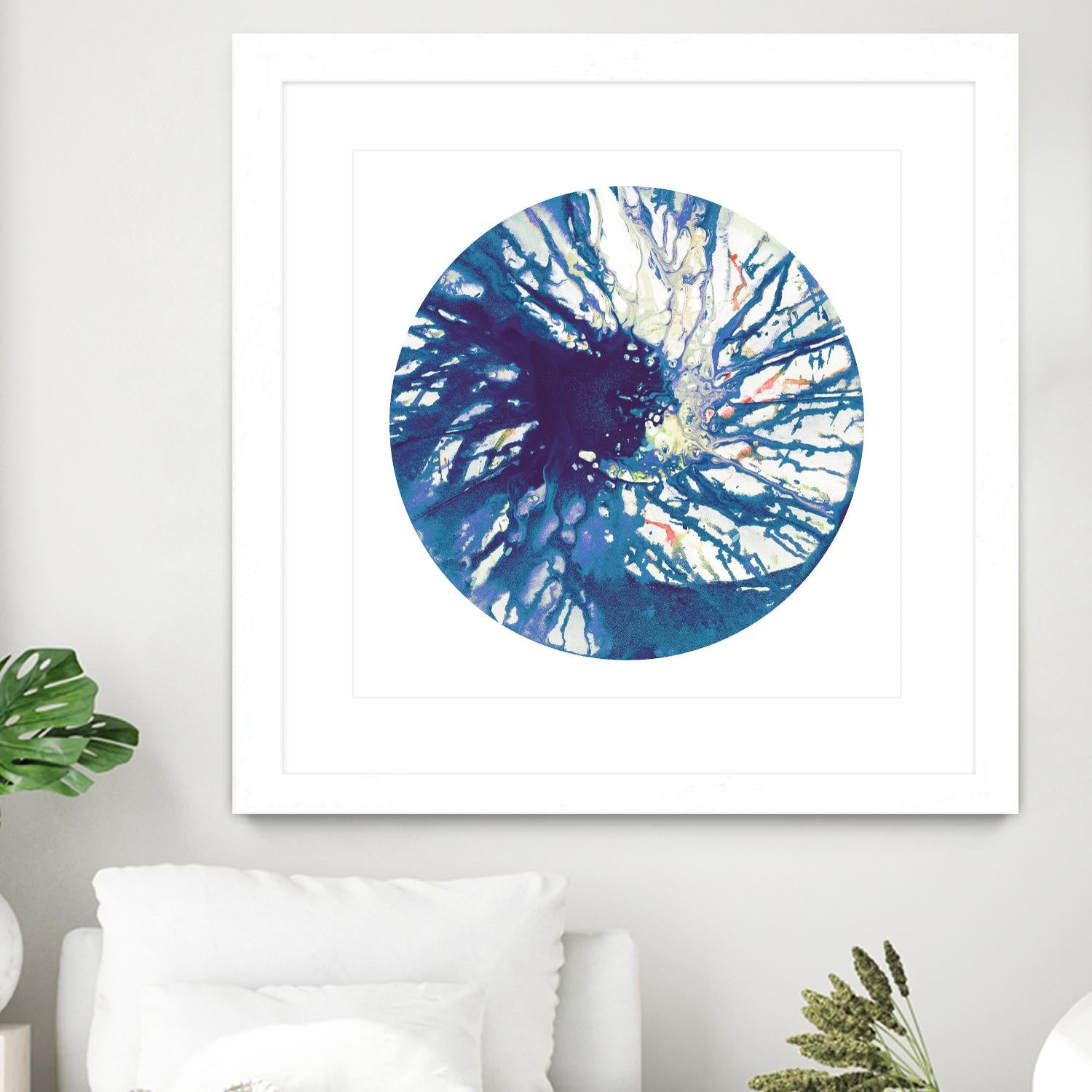 Spin Art 24 by Kyle Goderwis on GIANT ART - pink abstract