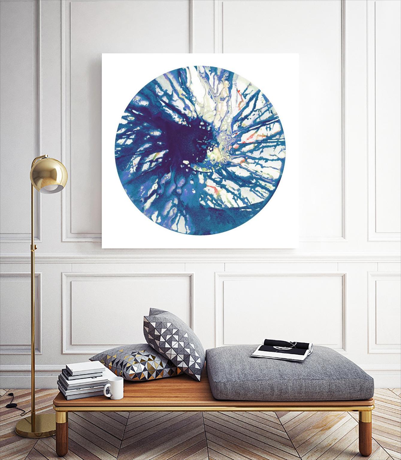 Spin Art 24 by Kyle Goderwis on GIANT ART - pink abstract