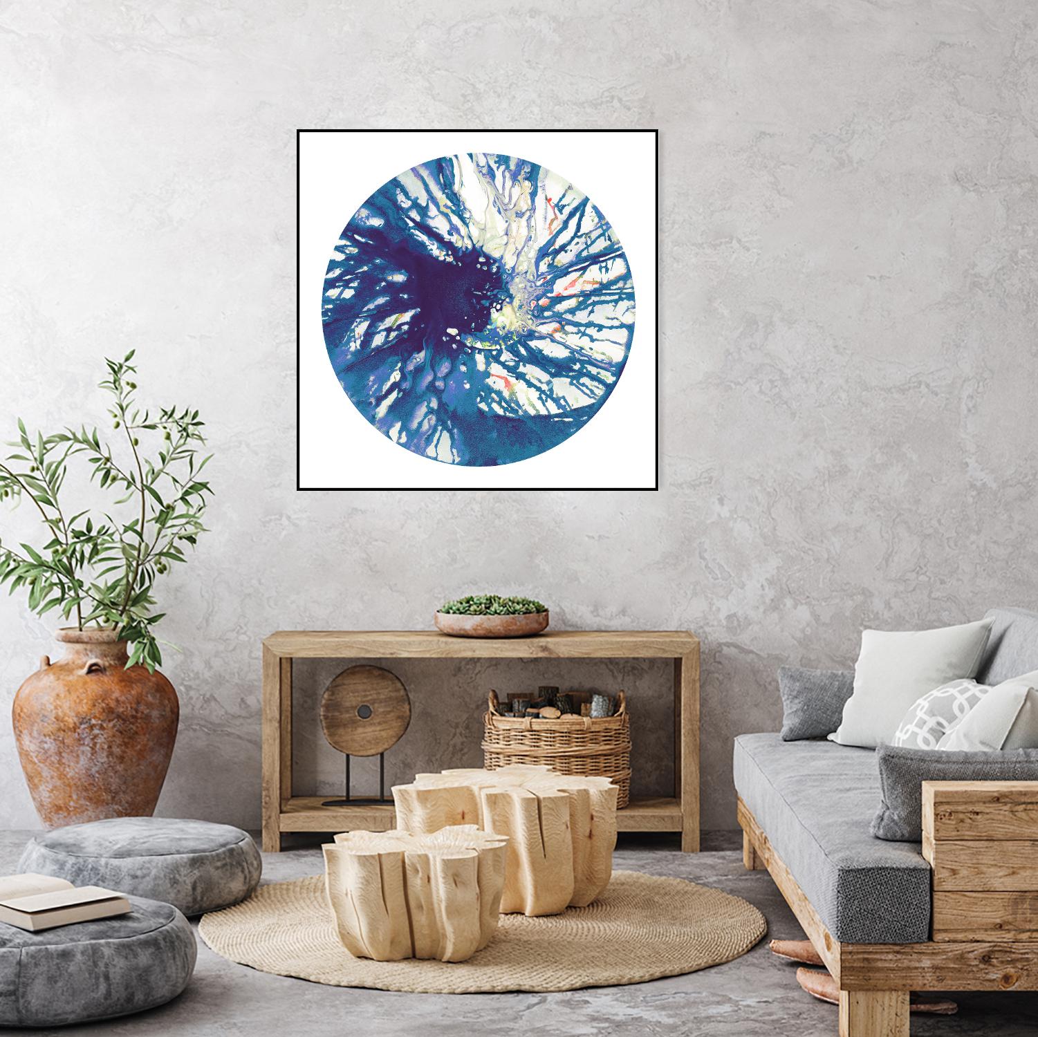 Spin Art 24 by Kyle Goderwis on GIANT ART - pink abstract