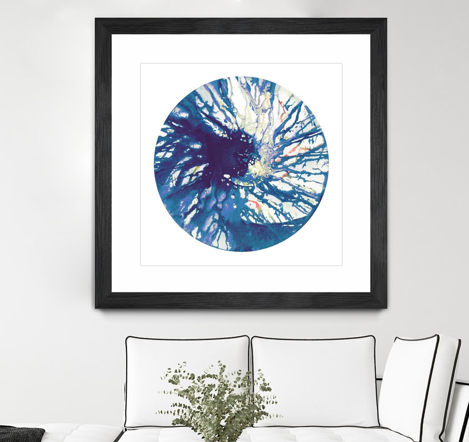Spin Art 24 by Kyle Goderwis on GIANT ART - pink abstract