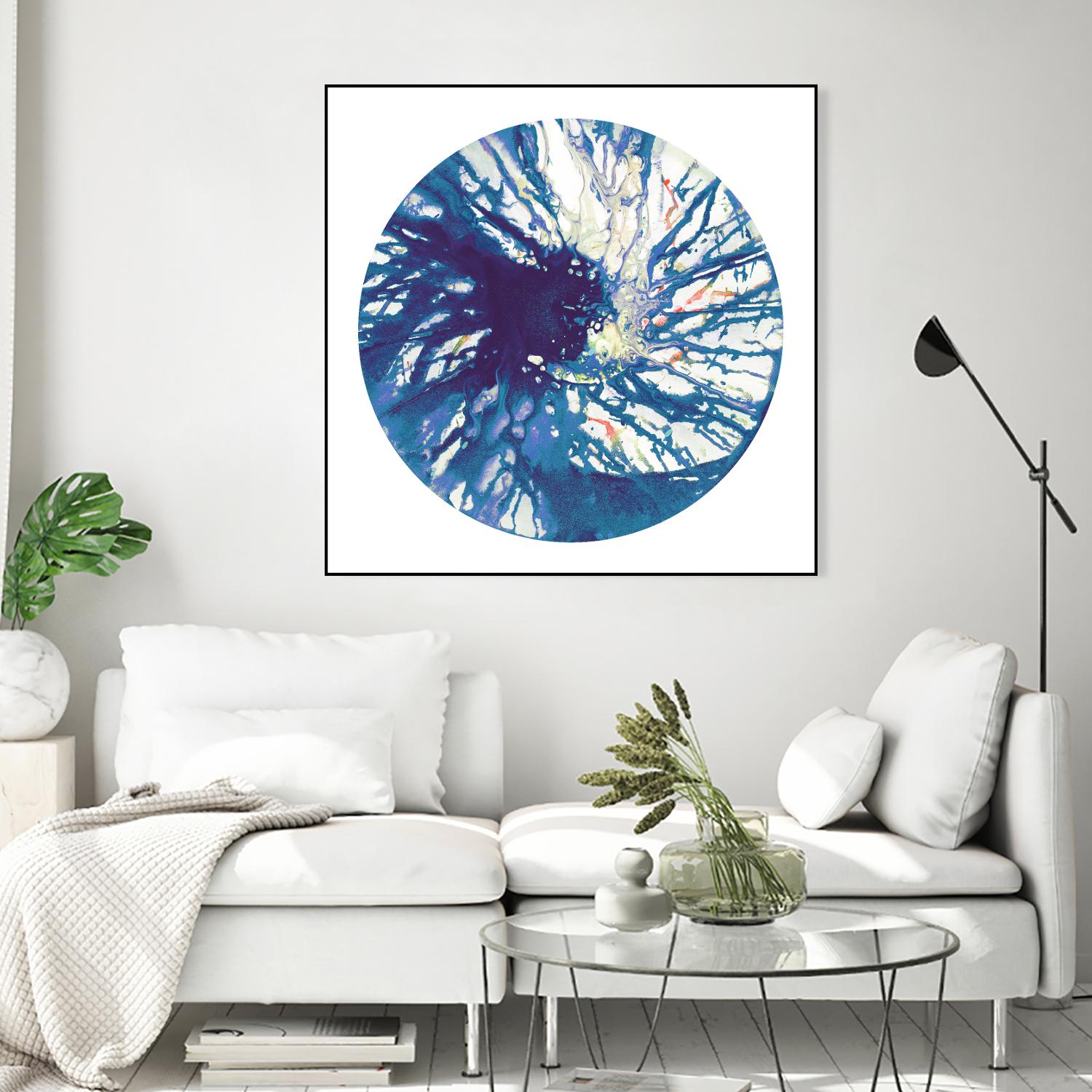 Spin Art 24 by Kyle Goderwis on GIANT ART - pink abstract