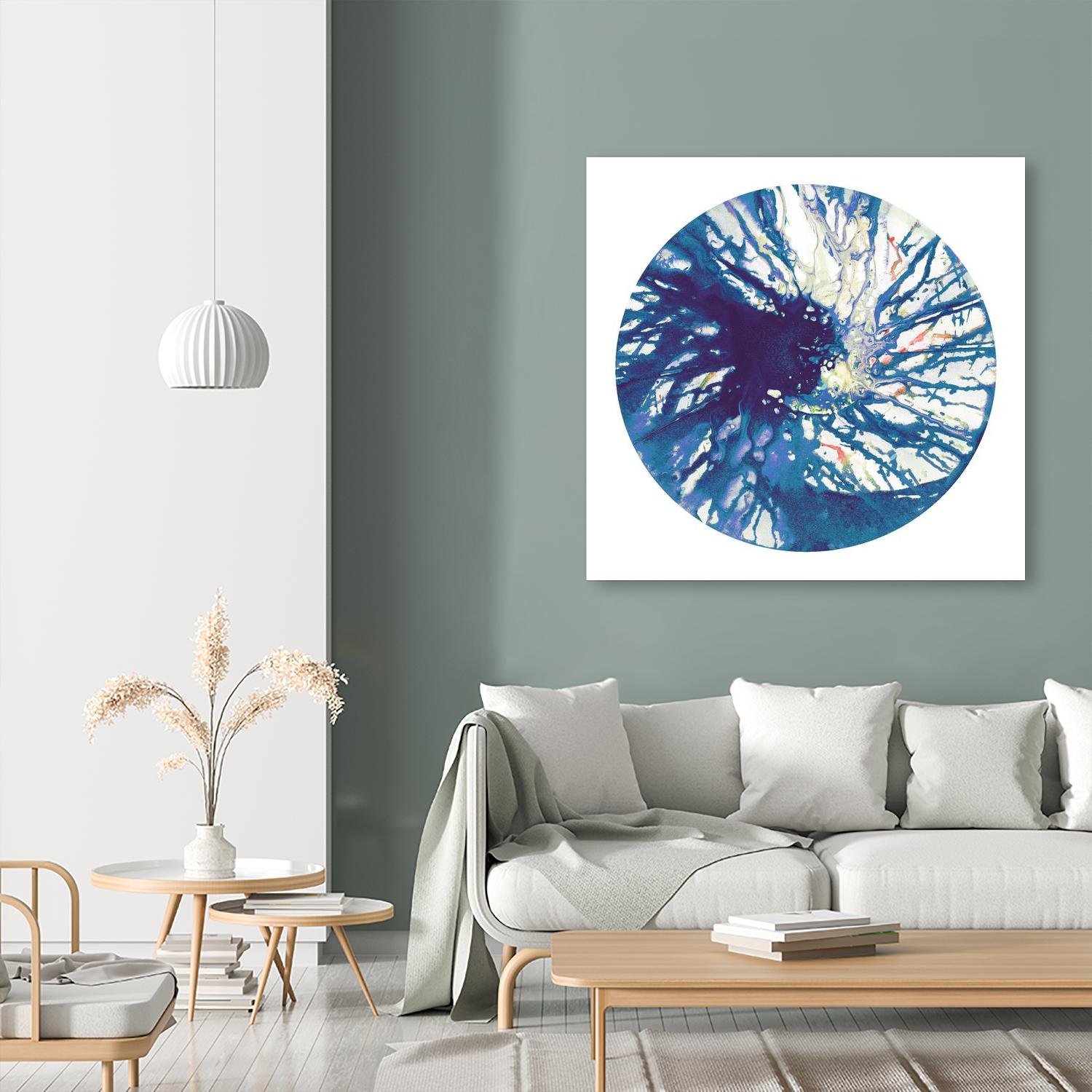 Spin Art 24 by Kyle Goderwis on GIANT ART - pink abstract
