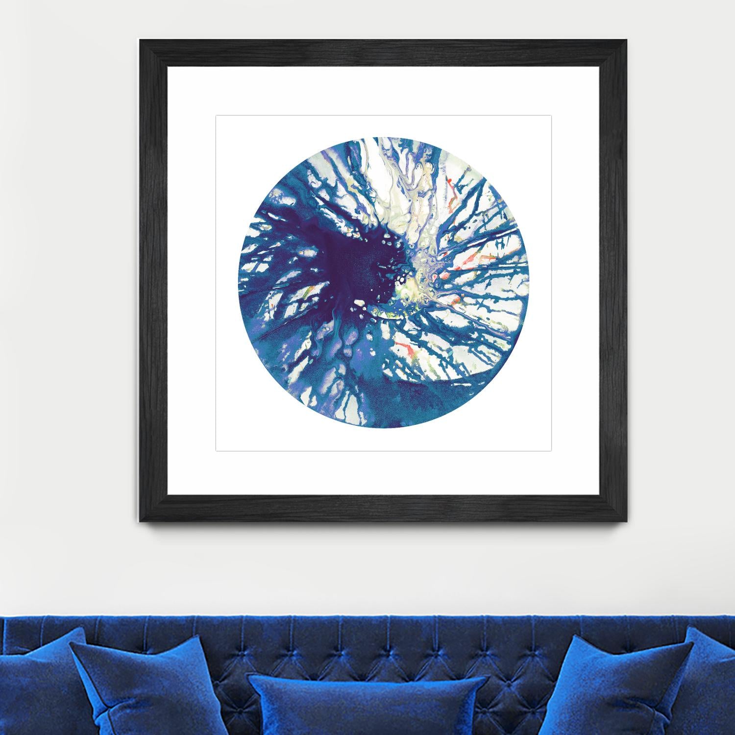 Spin Art 24 by Kyle Goderwis on GIANT ART - pink abstract