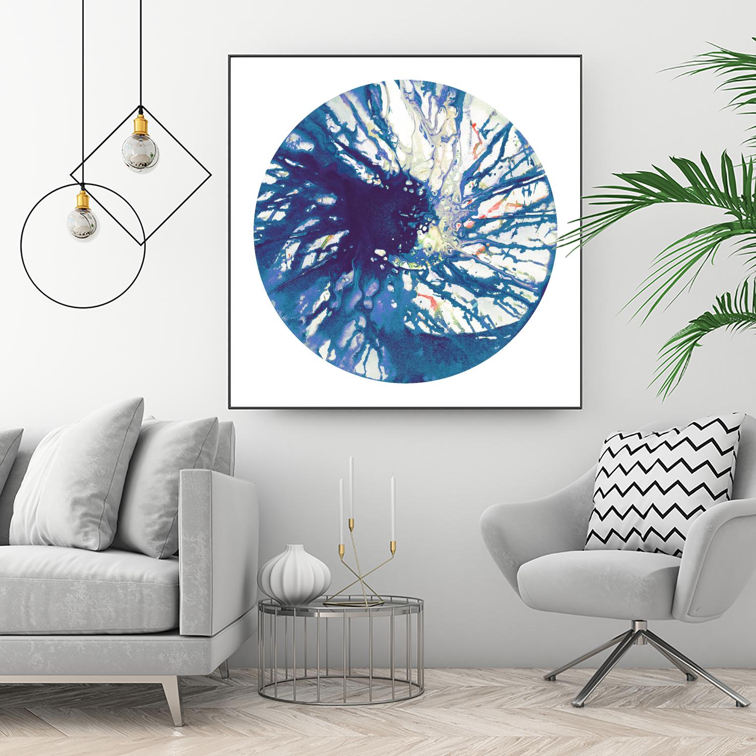 Spin Art 24 by Kyle Goderwis on GIANT ART - pink abstract