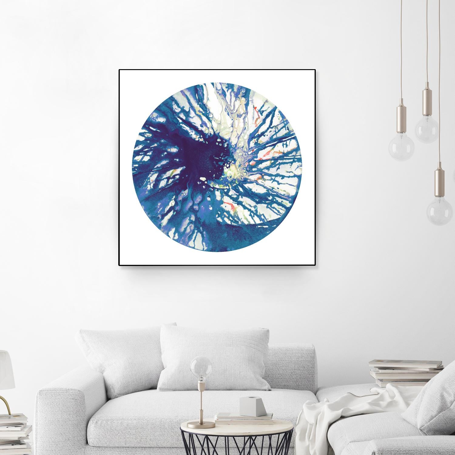 Spin Art 24 by Kyle Goderwis on GIANT ART - pink abstract