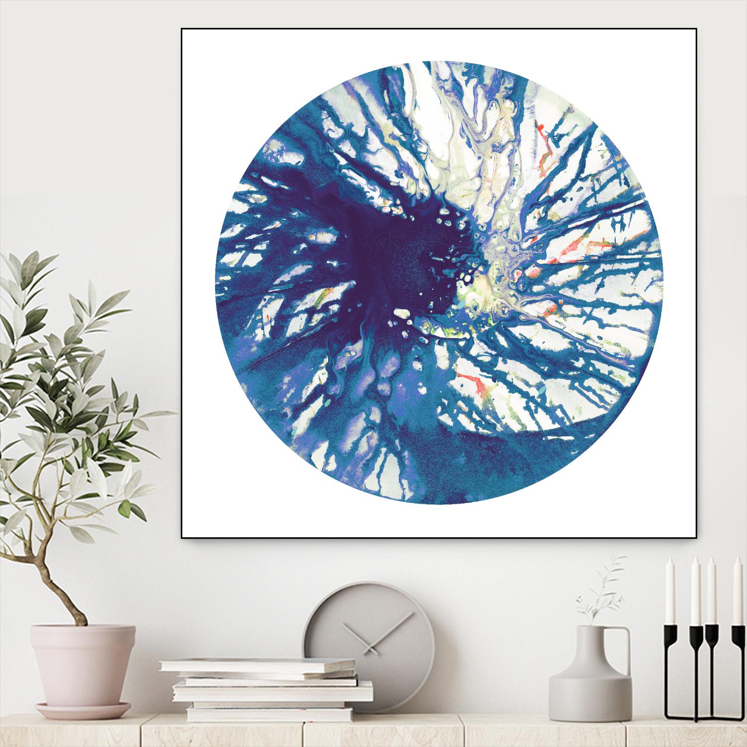 Spin Art 24 by Kyle Goderwis on GIANT ART - pink abstract